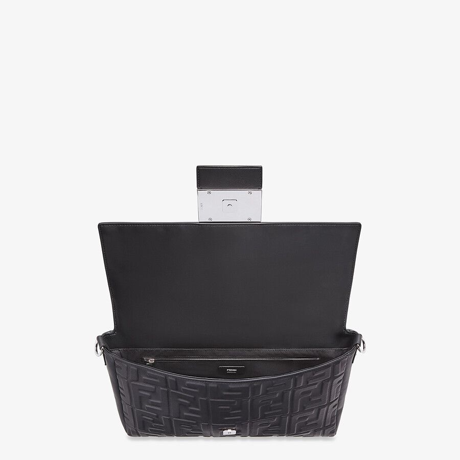 Black nappa leather bag - 5