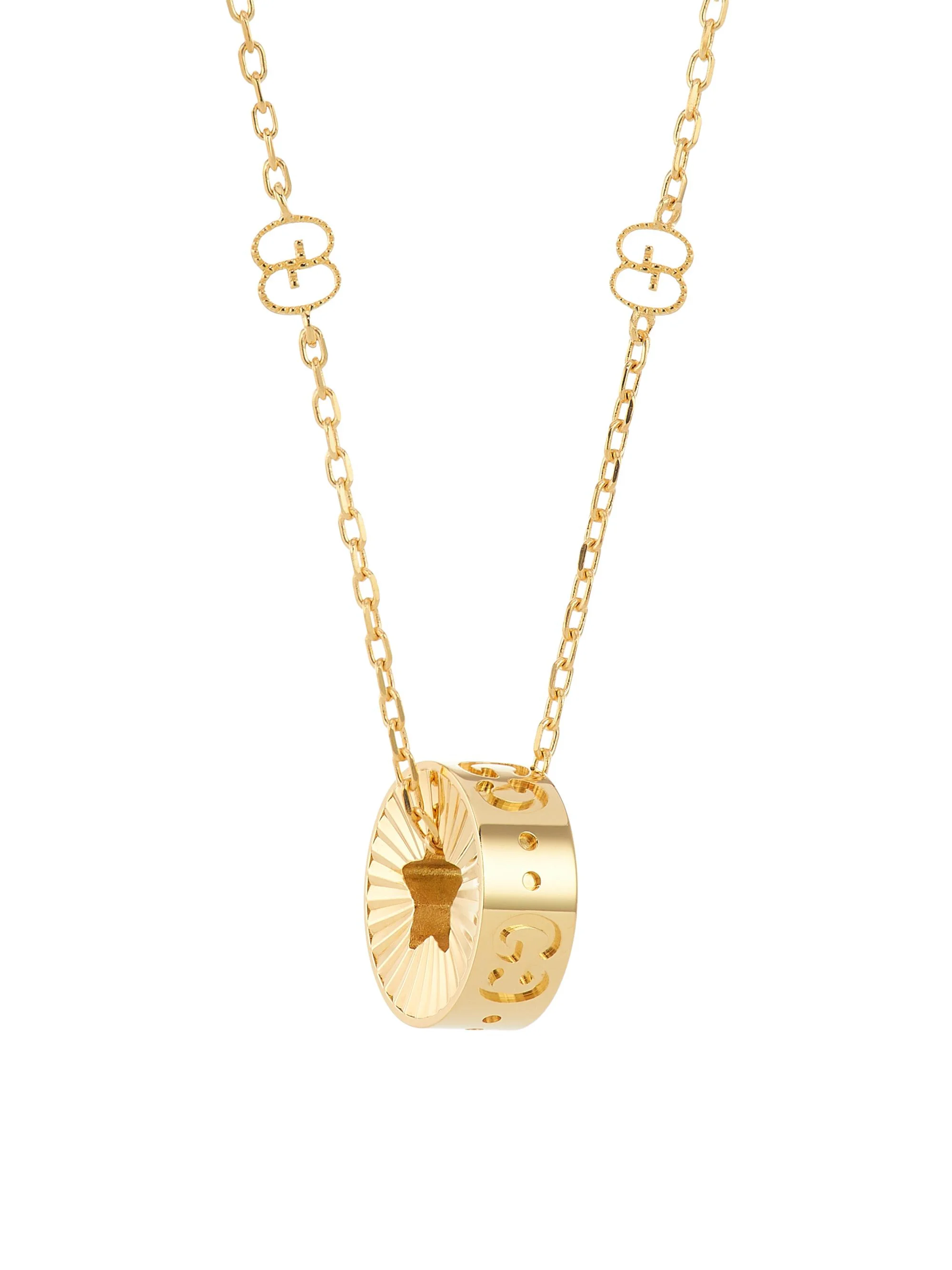 Women's Icon 18K Yellow Gold GG Star Necklace - Yellow Gold - 1