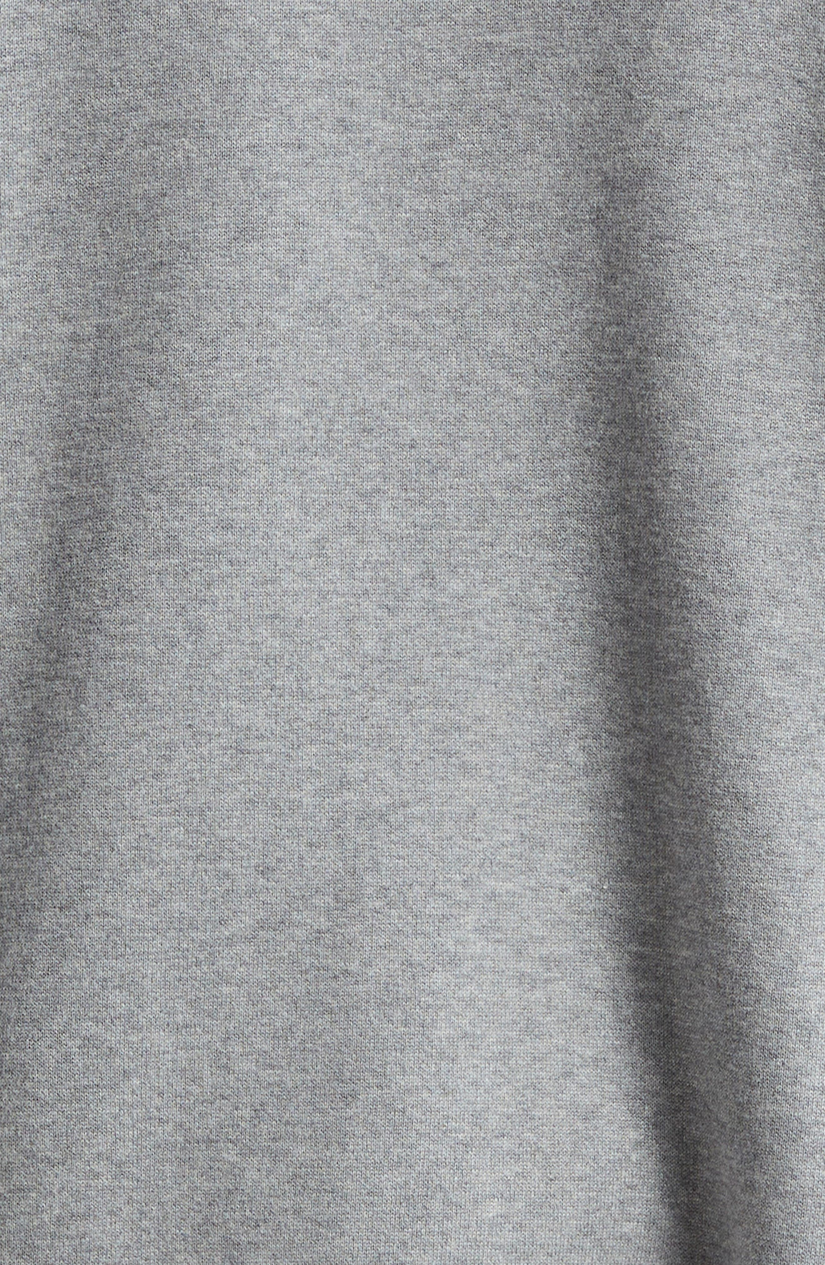 Balenciaga BB Logo Jacquard Crewneck Sweater in Heather Grey/White at Nordstrom - 7