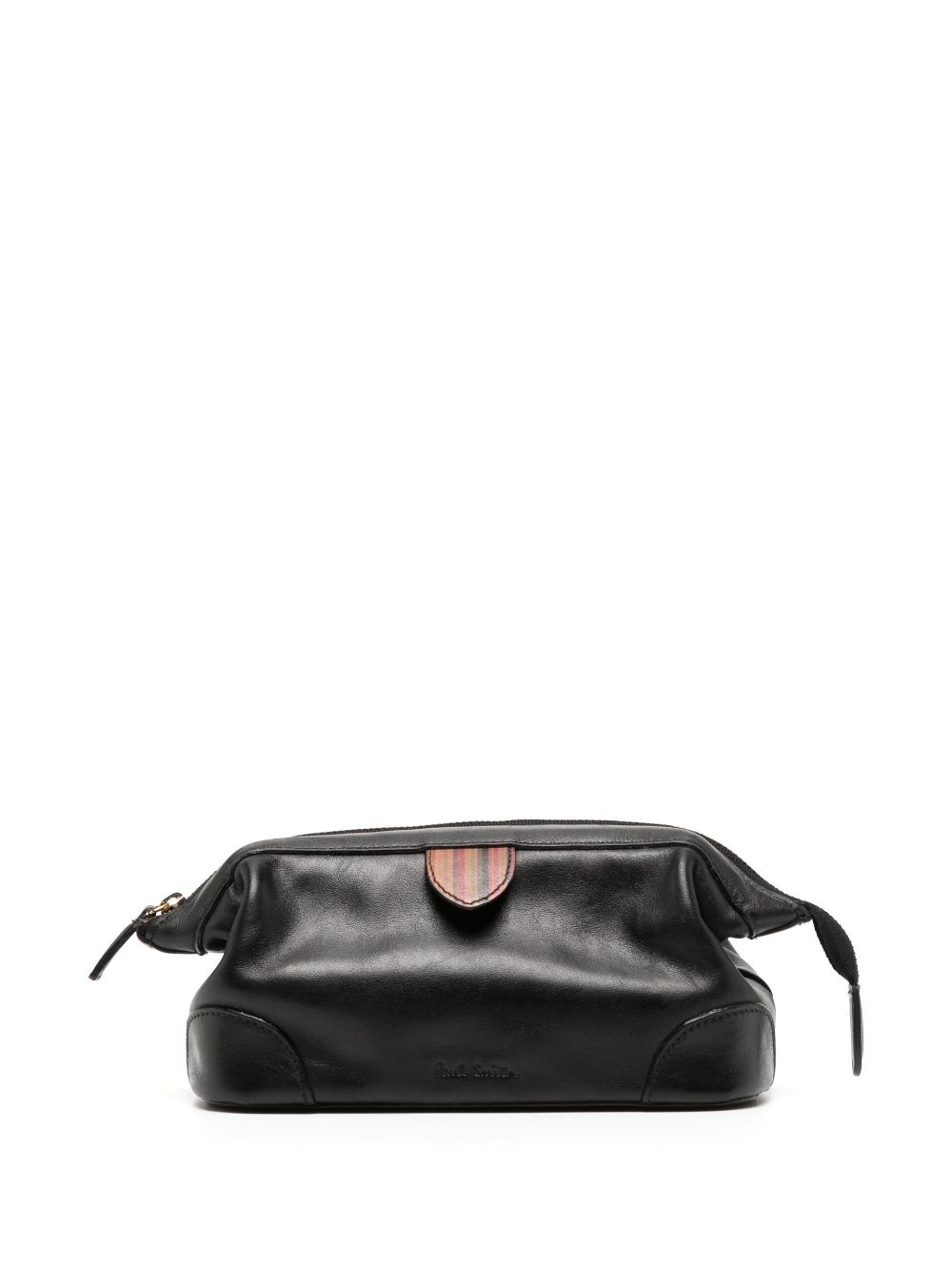 logo-debossed leather travel bag - 1