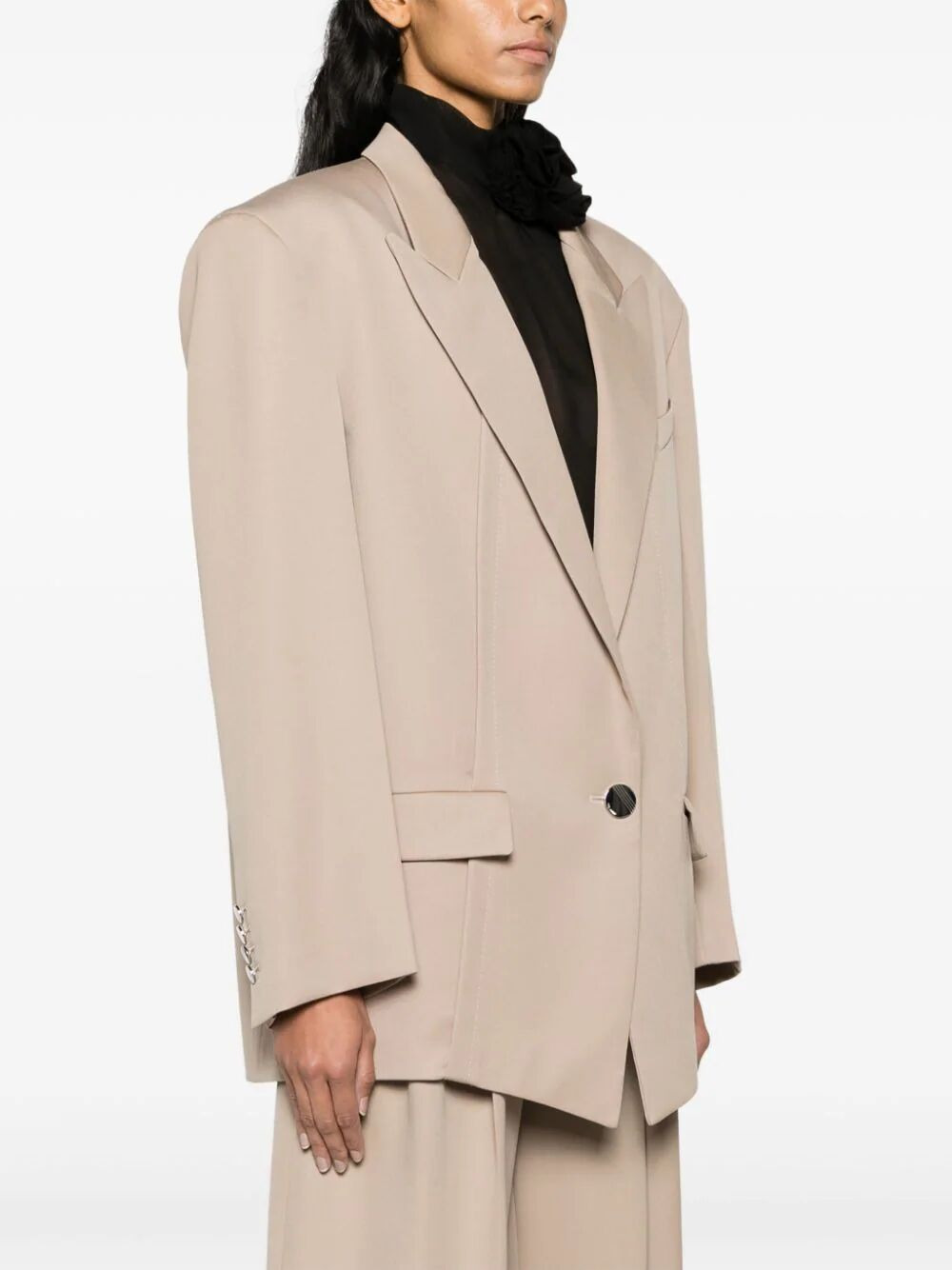 The Attico Women Glen Oversized Blazer - 2