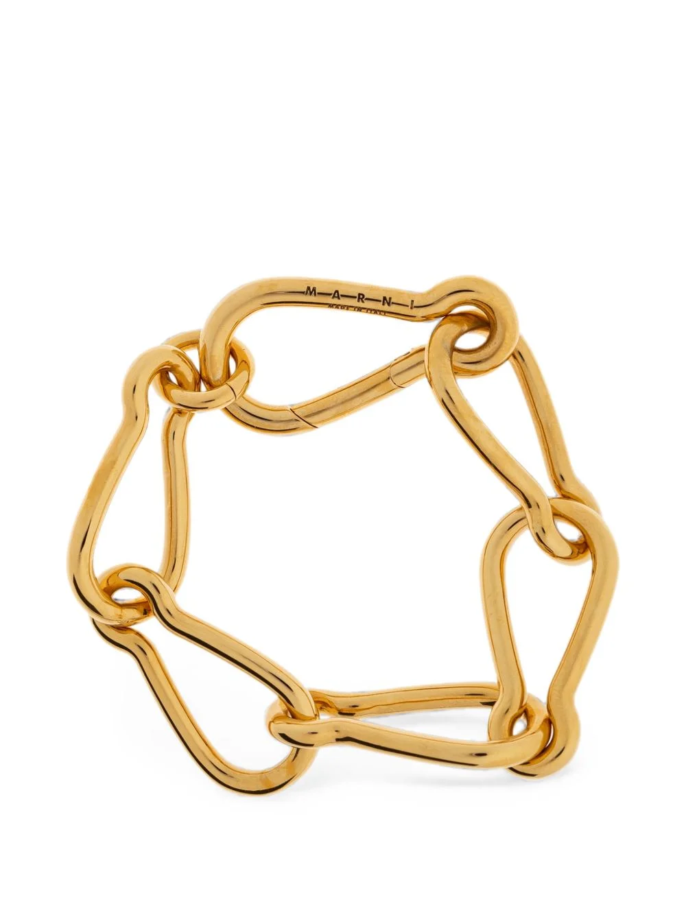 carabiner-link chain bracelet - 1