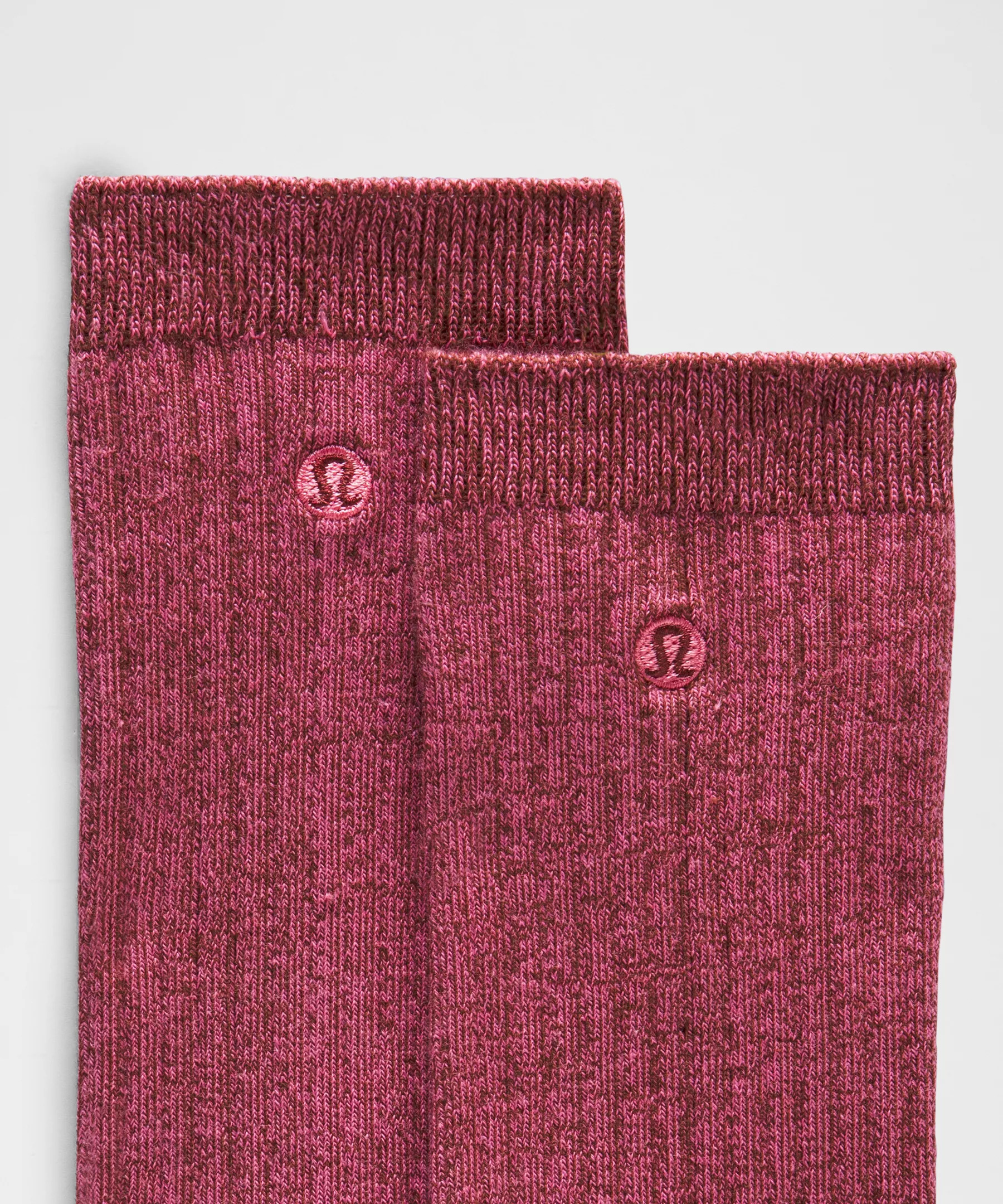 Unisex Ribbed Cotton-Blend Crew Socks - 2