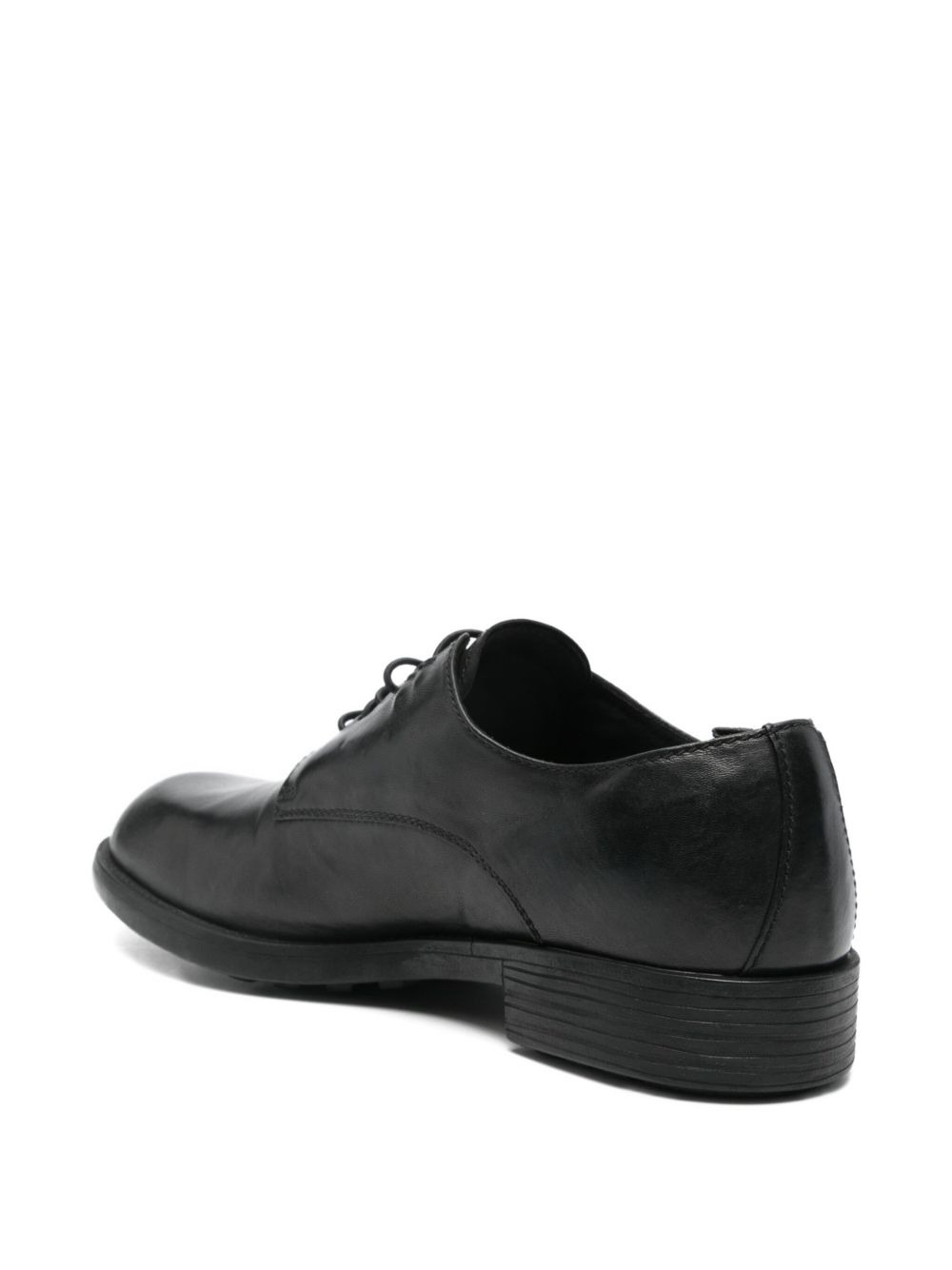 lace-up leather derby shoes - 3