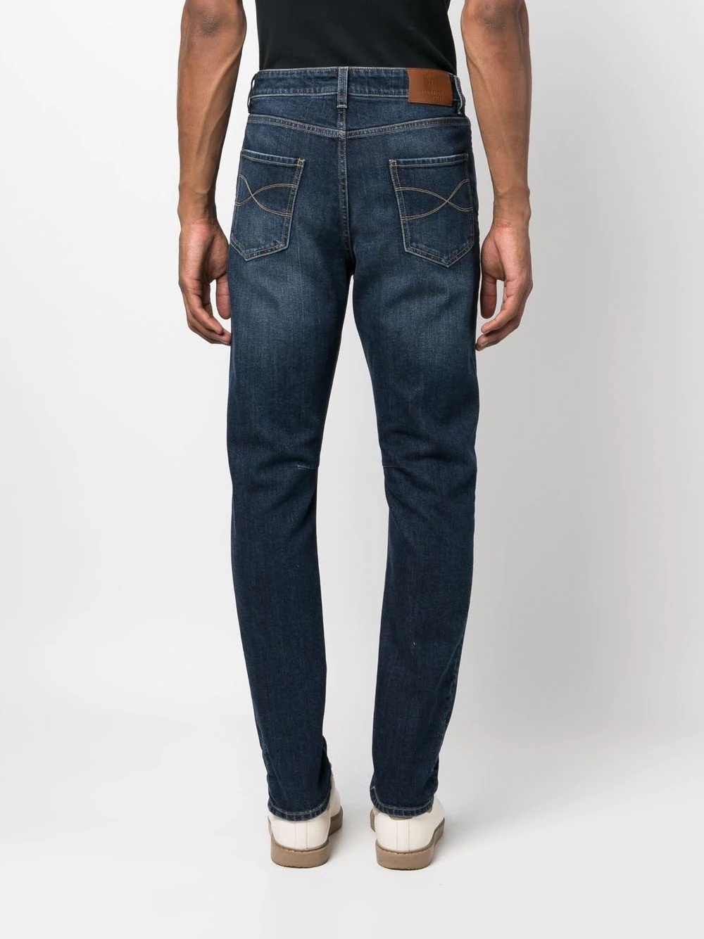 slim-fit denim jeans - 4