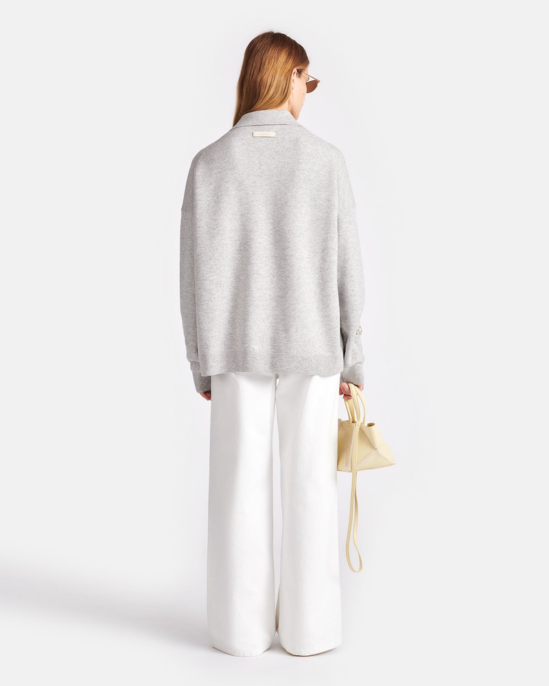 Plush Cashmere Polo-Neck Sweater 8