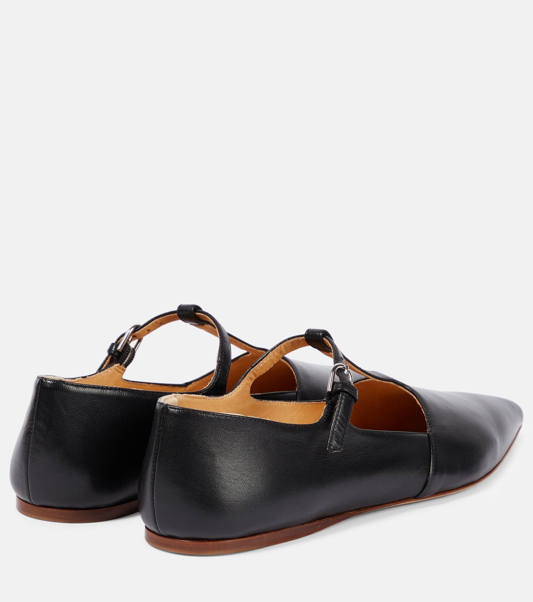 Lola leather ballet flats - 3
