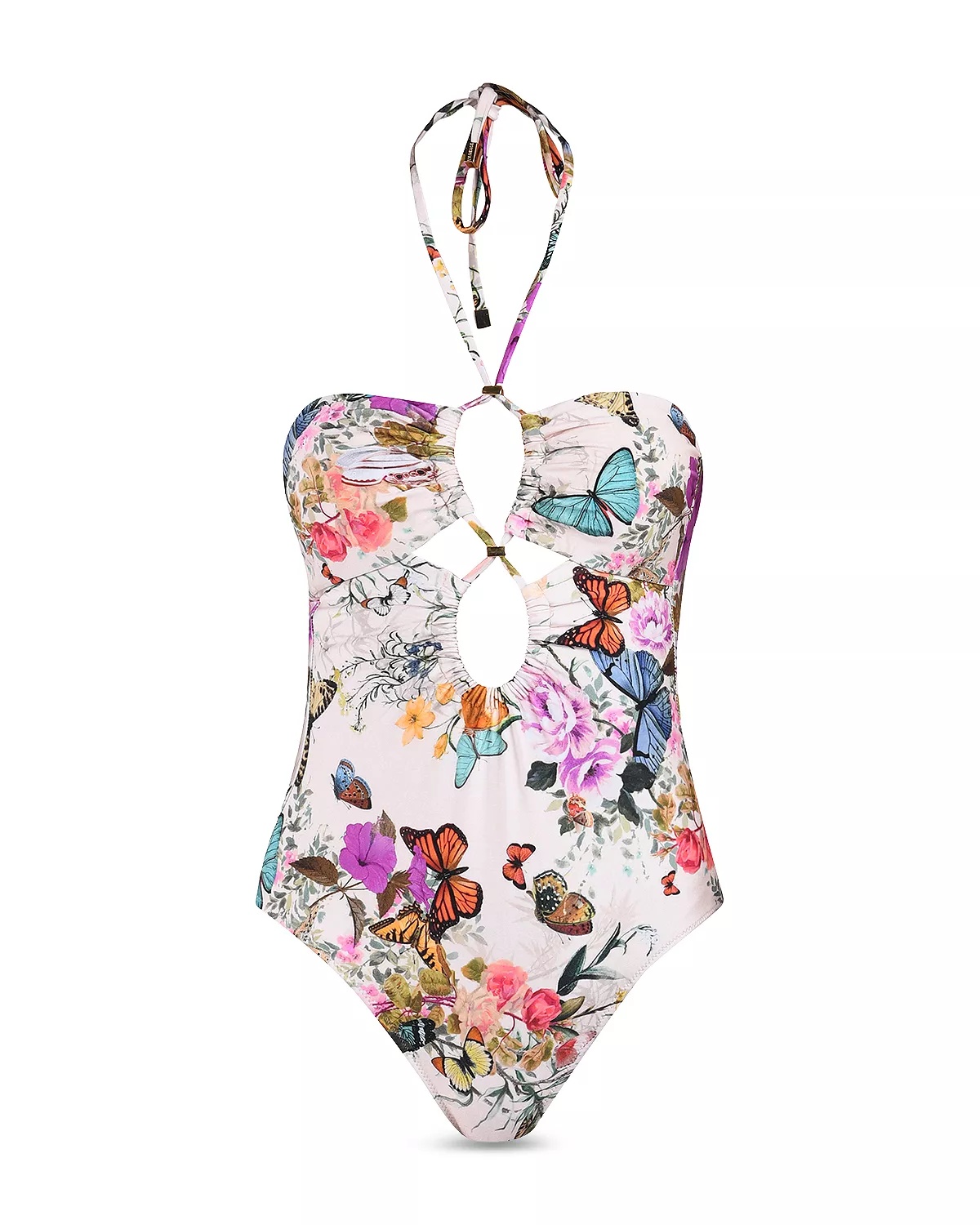 Shiva Butterfly Keyhole One Piece Swimsuit - 3