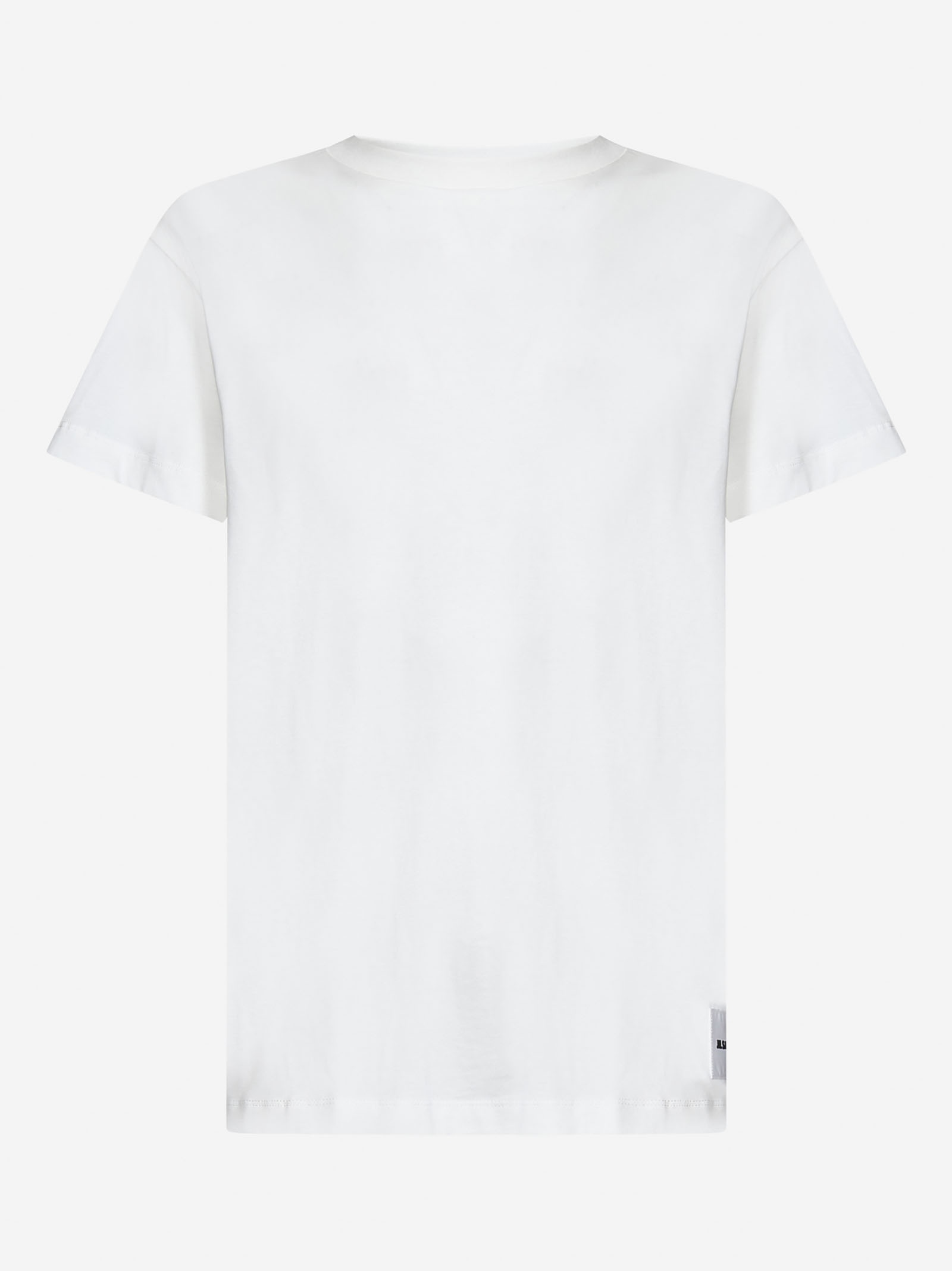 【Jil Sander】 Organic Cotton T-Shirt Set Whit(3 Pack) 3-Pack Short-Sleeved T-Shirt Set Woman | Jil Sander Official