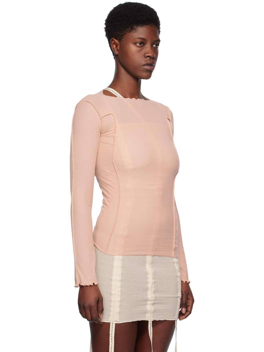 Pink Omato Long Sleeve T-Shirt - 2