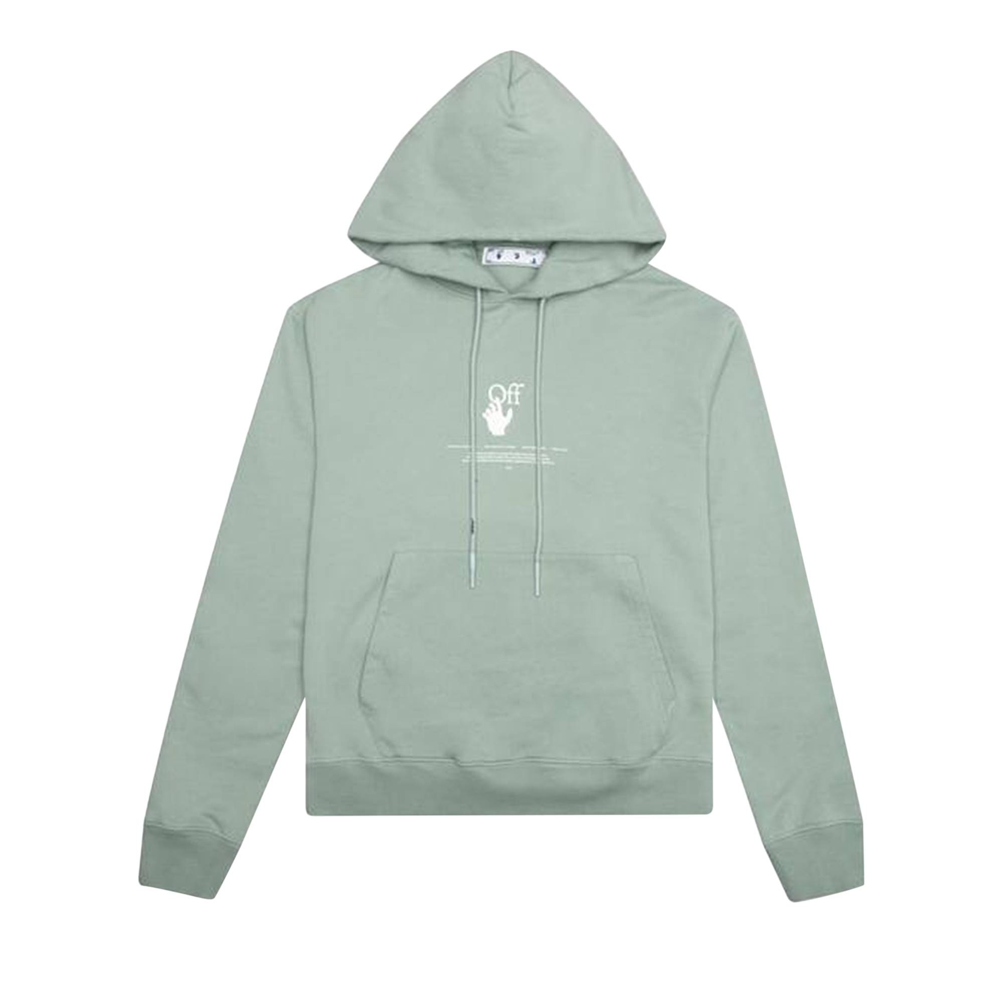 Off-White "Offf" Hoodie 'Jadeite' - 1