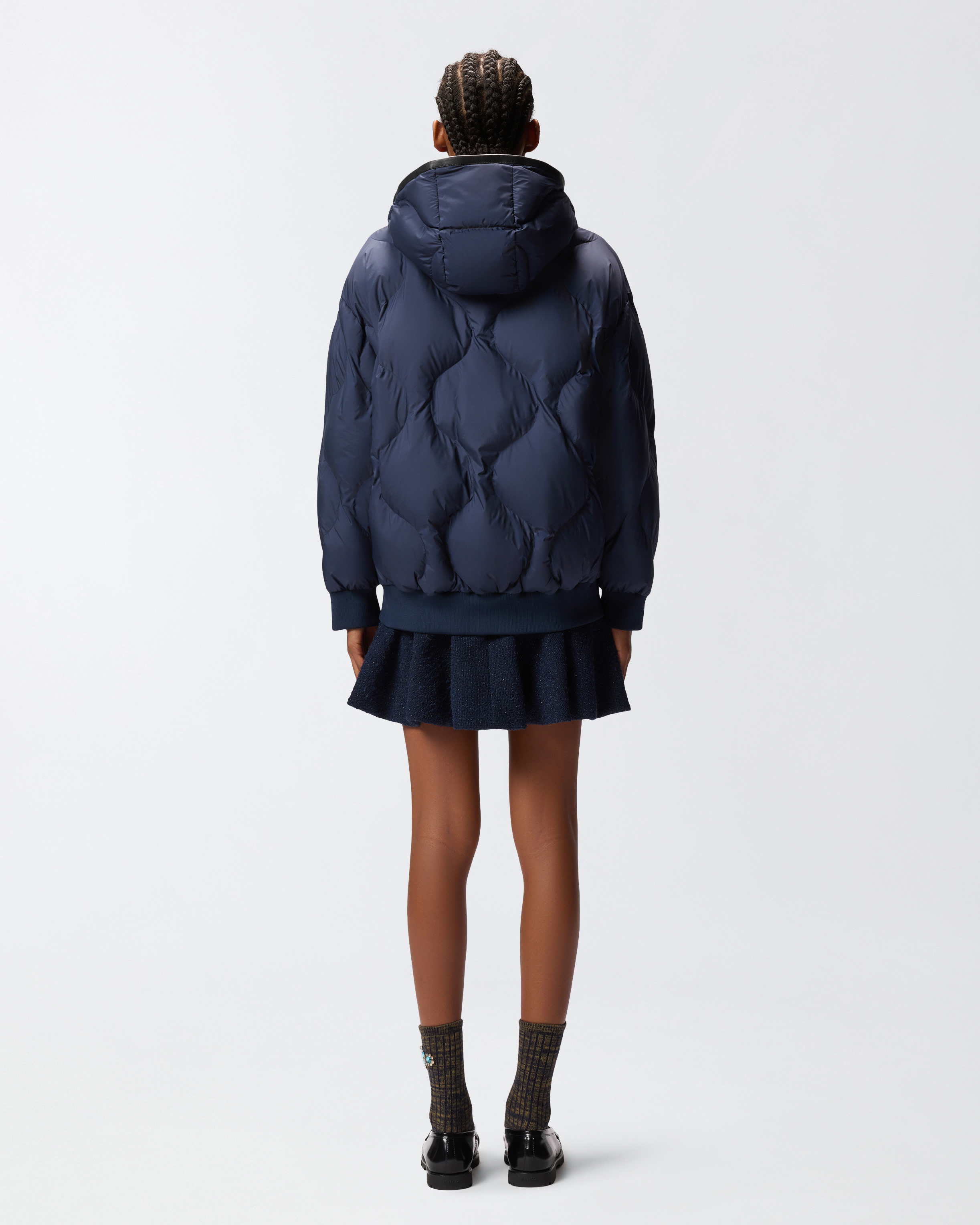 PADDED BOMBER JACKET WITH HOOD - 4