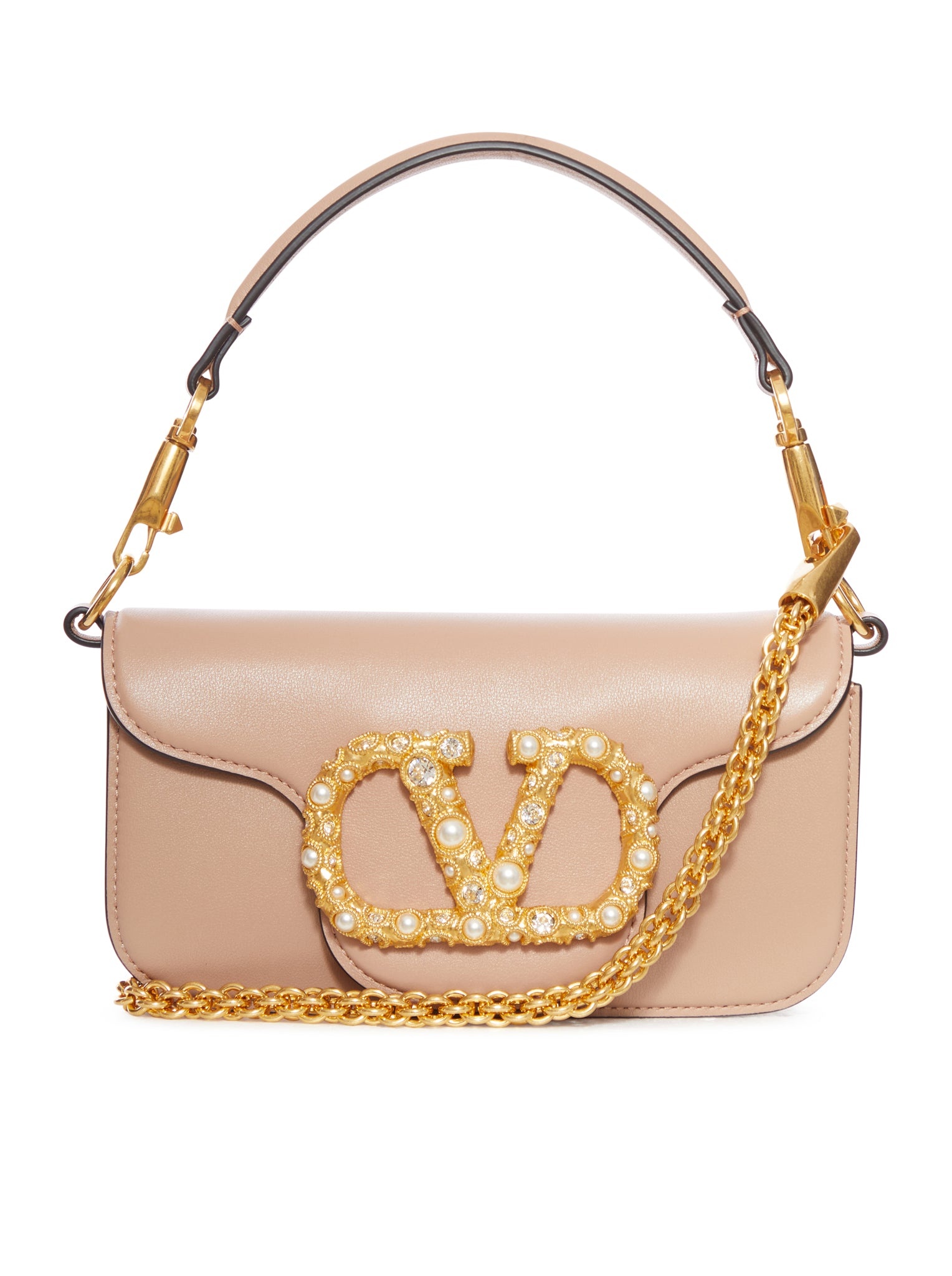 SMALL LOCO` CALFSKIN BAG WITH JEWEL LOGO - 4