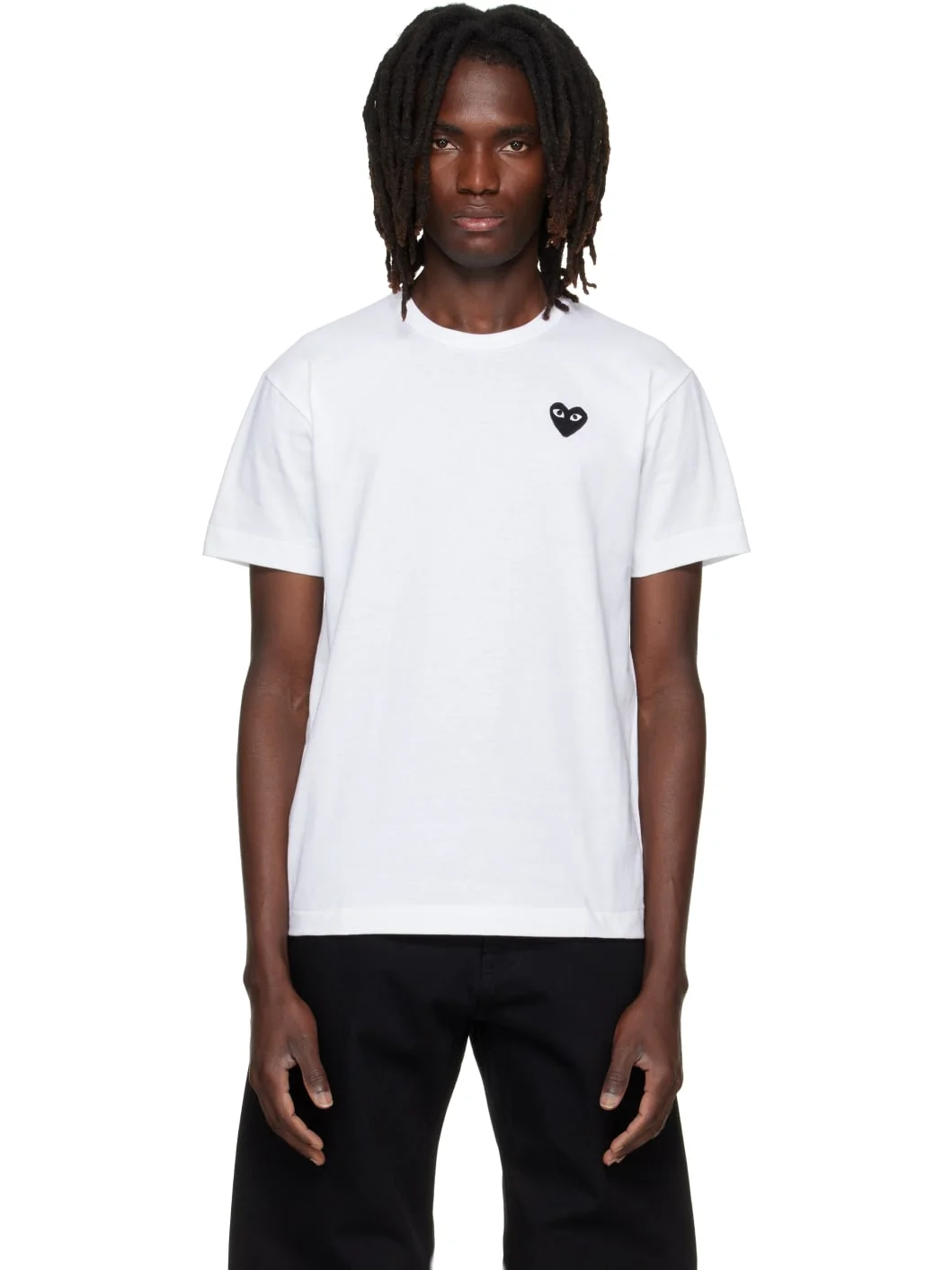 White Heart Emblem T-shirt - 1