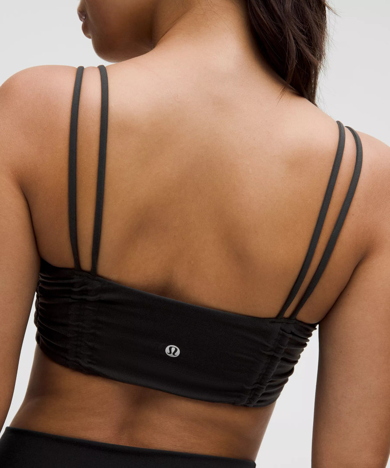 Ruched Yoga Bra Shimmer *Light Support, A/B Cup 5