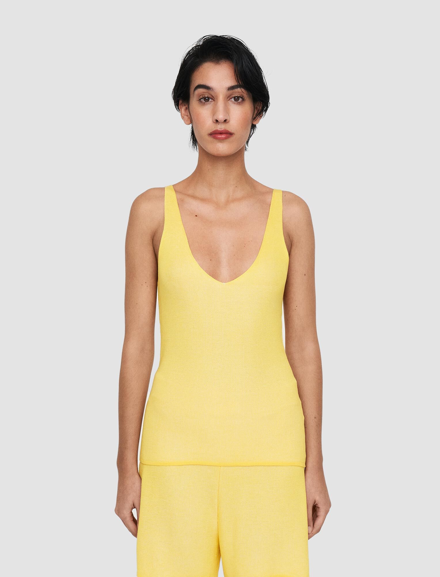 Plated Knit Tank Top - 3