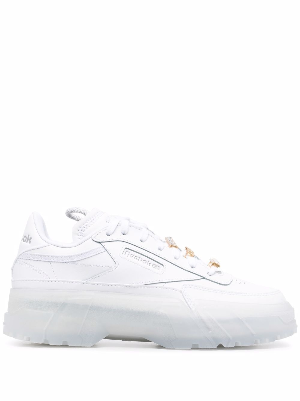 Cardi B Club C low-top leather sneakers - 1