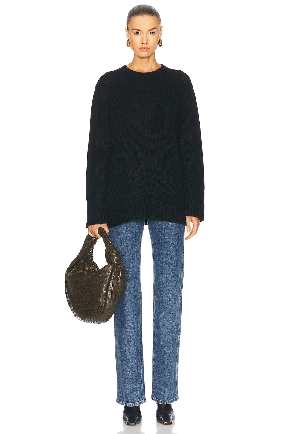 Cashmere Amelia Crewneck Sweater - 4