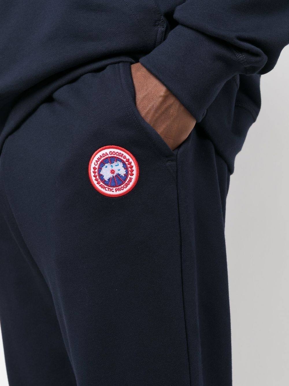 Huron logo-patch sweatpants - 5