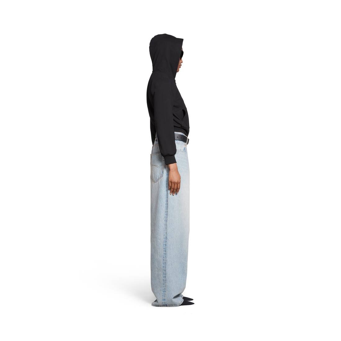 Baggy Pants in Light Blue - 3
