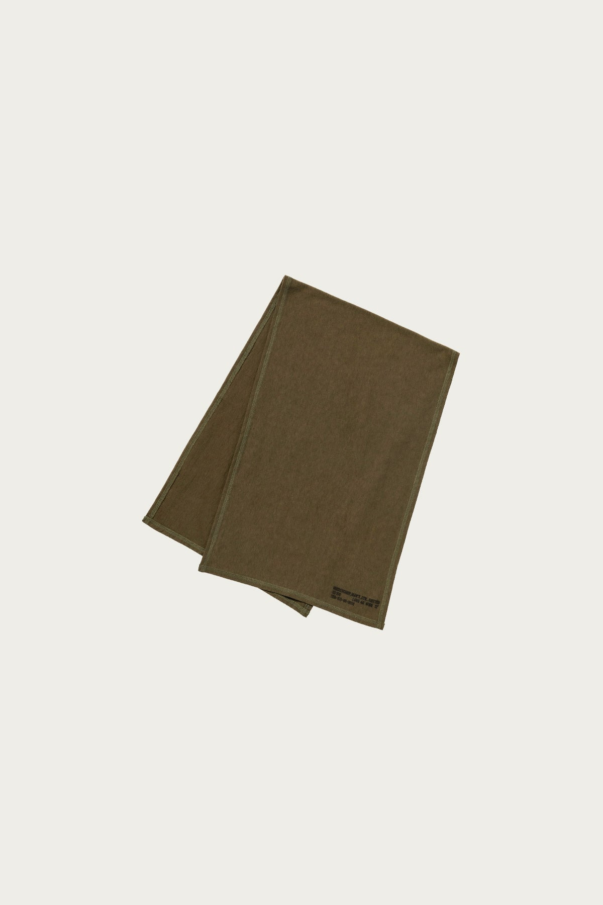 Neckerchief, Man's, Knitted - Olive - 1