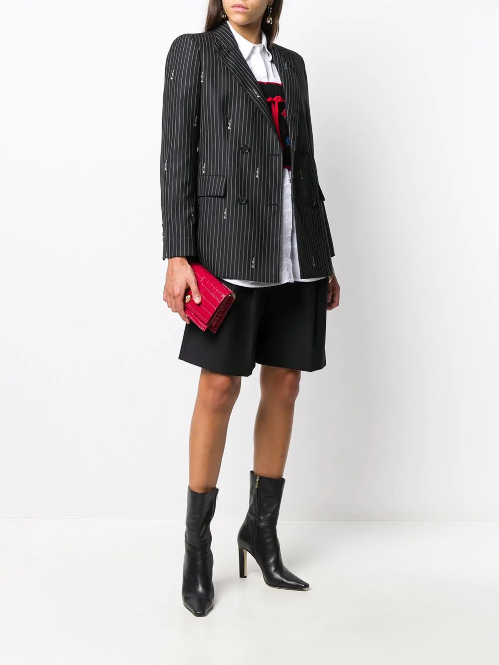 GV Signature pinstripe blazer - 2