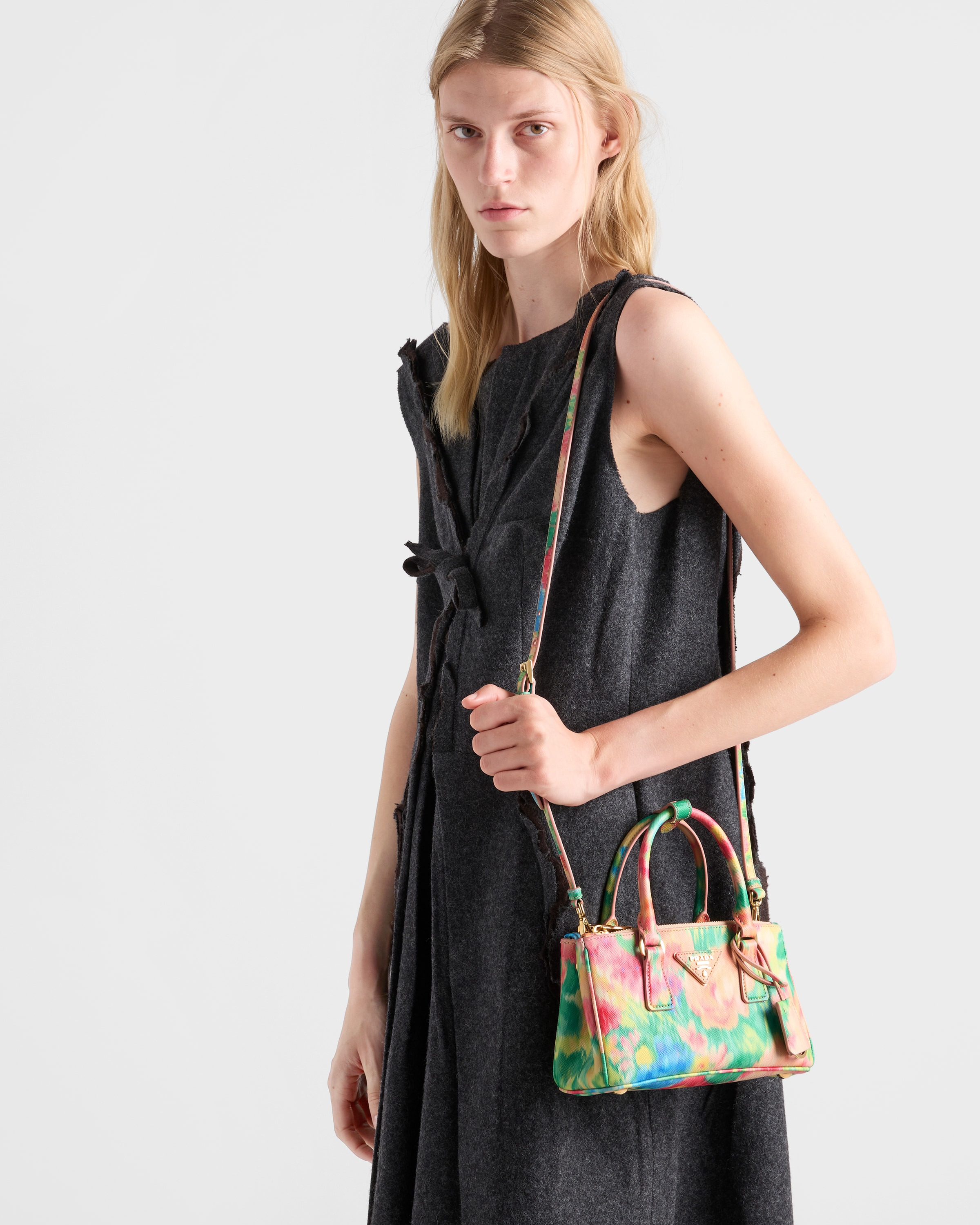Prada Galleria printed Saffiano leather mini-bag - 7