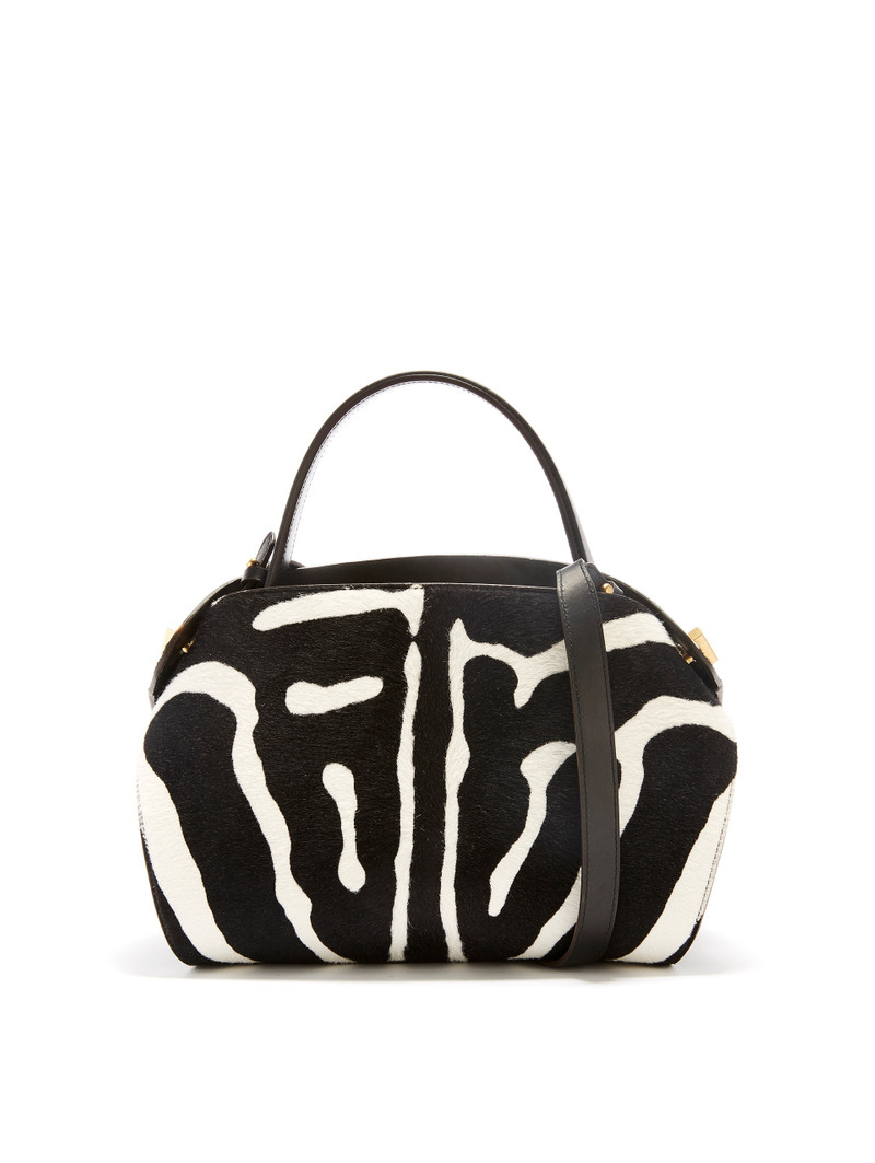PRINTED CALF HAIR BABY NOLO BAG 1