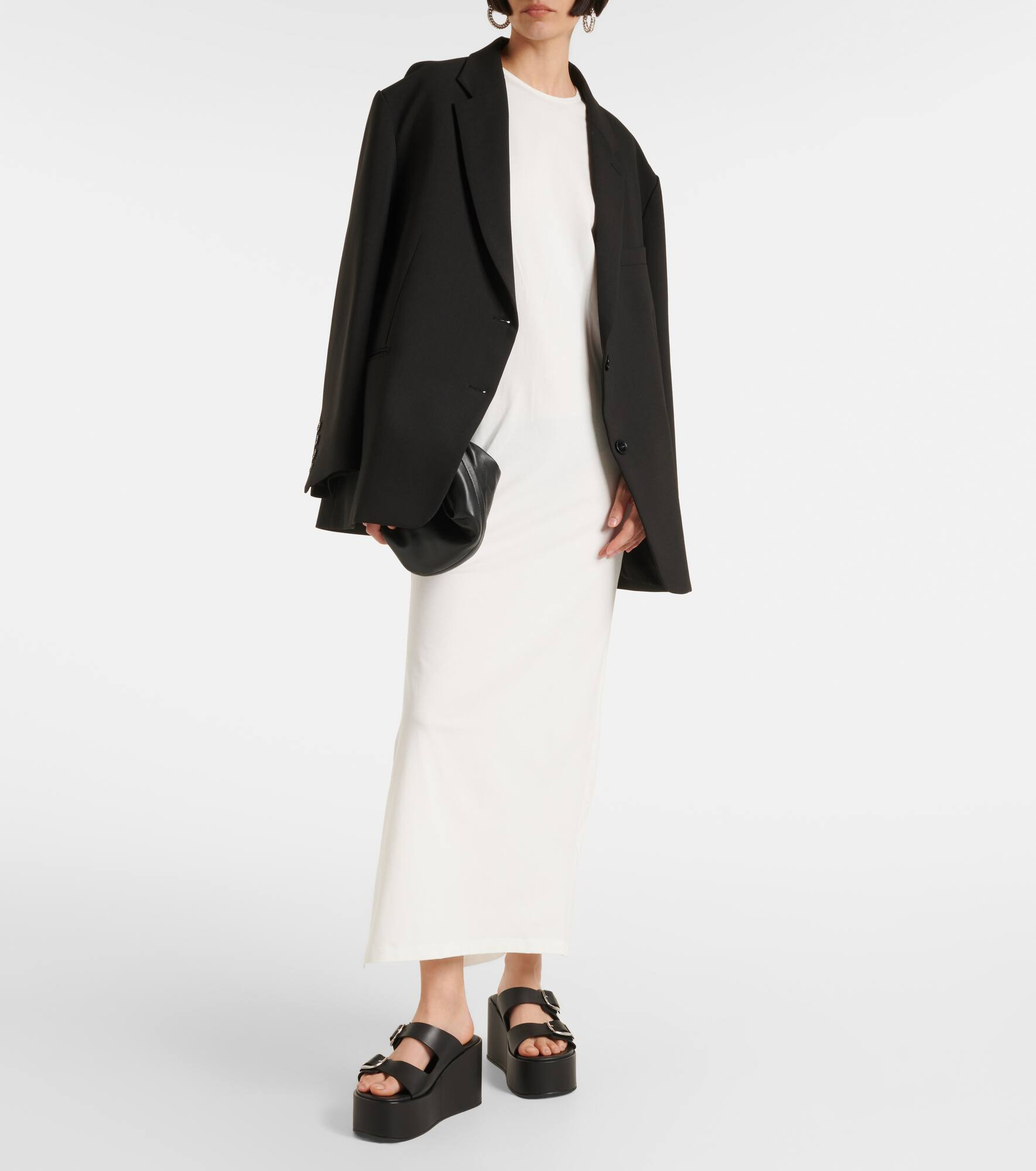 Maya cotton-blend jersey maxi dress - 2