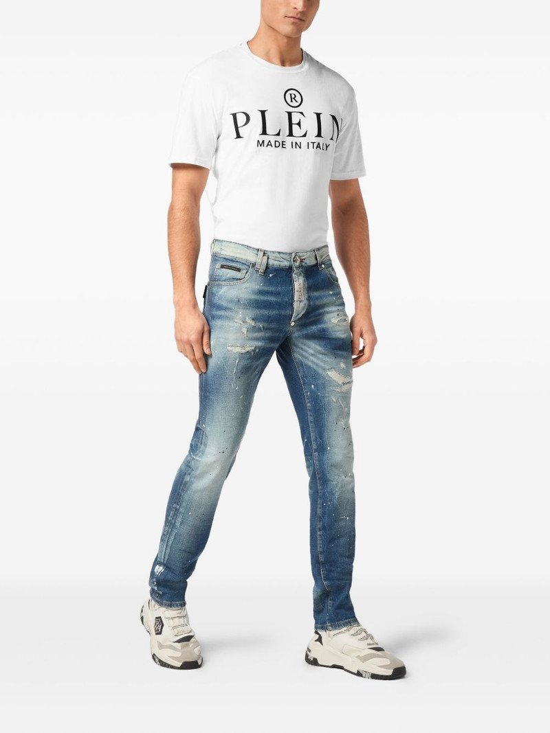 PHILIPP PLEIN Paisley Bandana jeans outlook