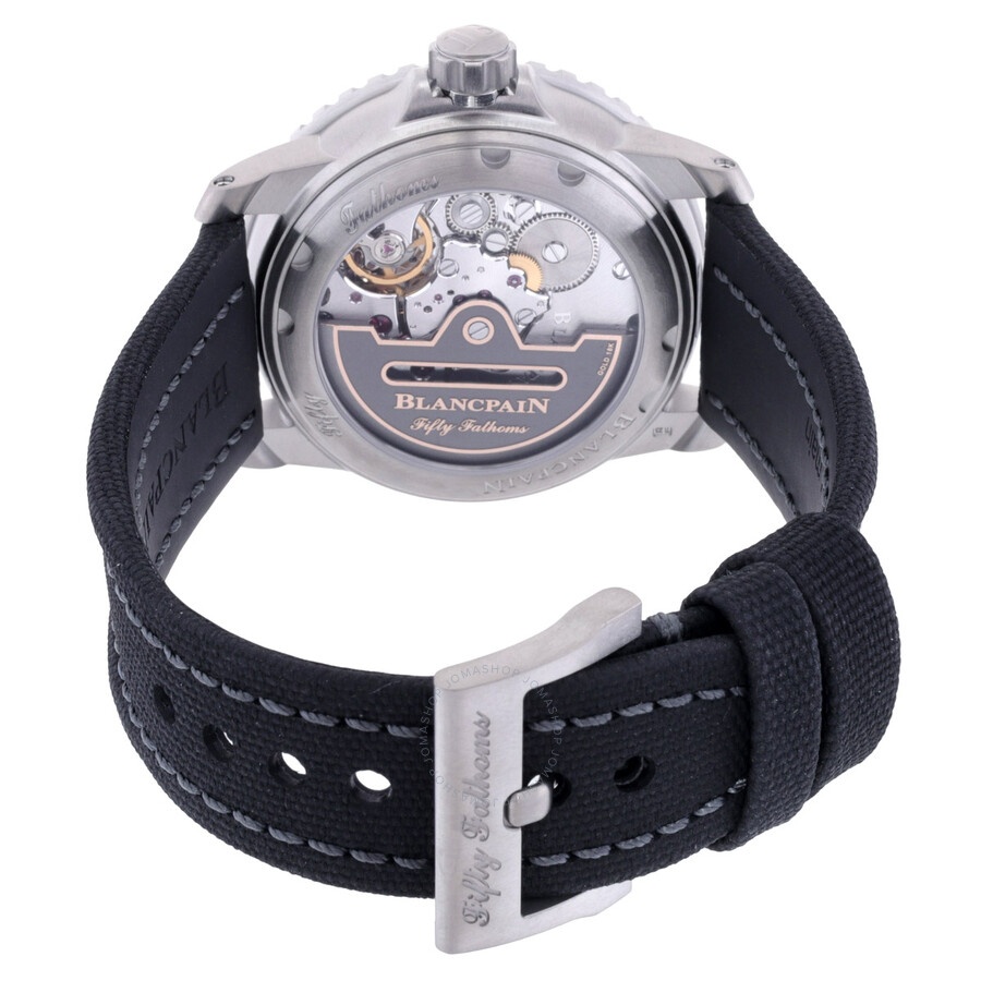 Blancpain Fifty Fathoms Automatic Black Dial Men's Watch 5010 12B30 B52A - 3