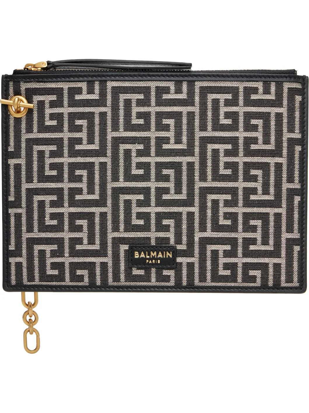 Black Pulse Zipped Pouch - 1