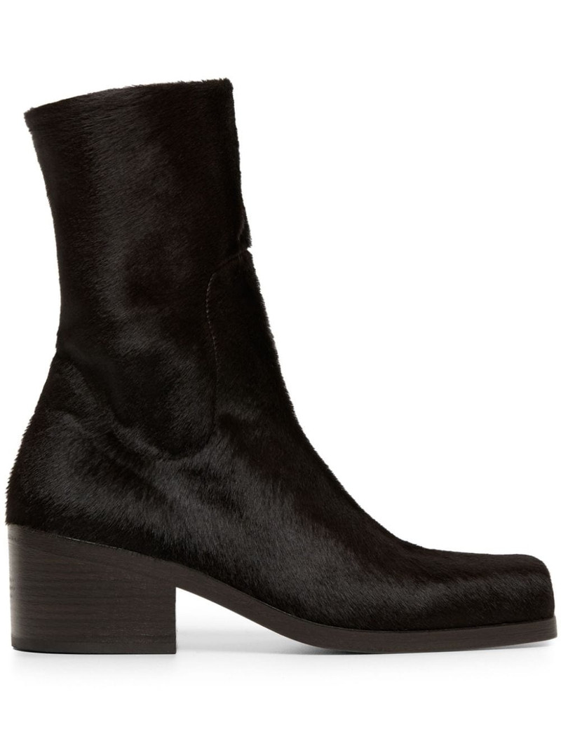 calf hair leather boots 1