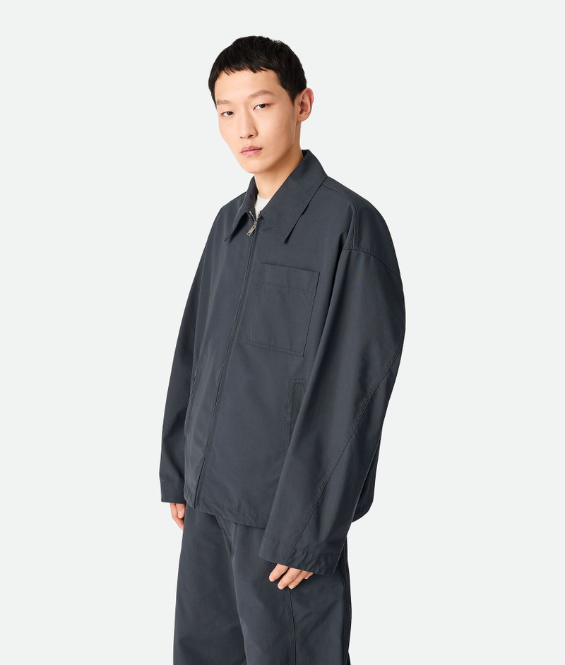 Bottega Veneta Resinated Cotton Blouson outlook