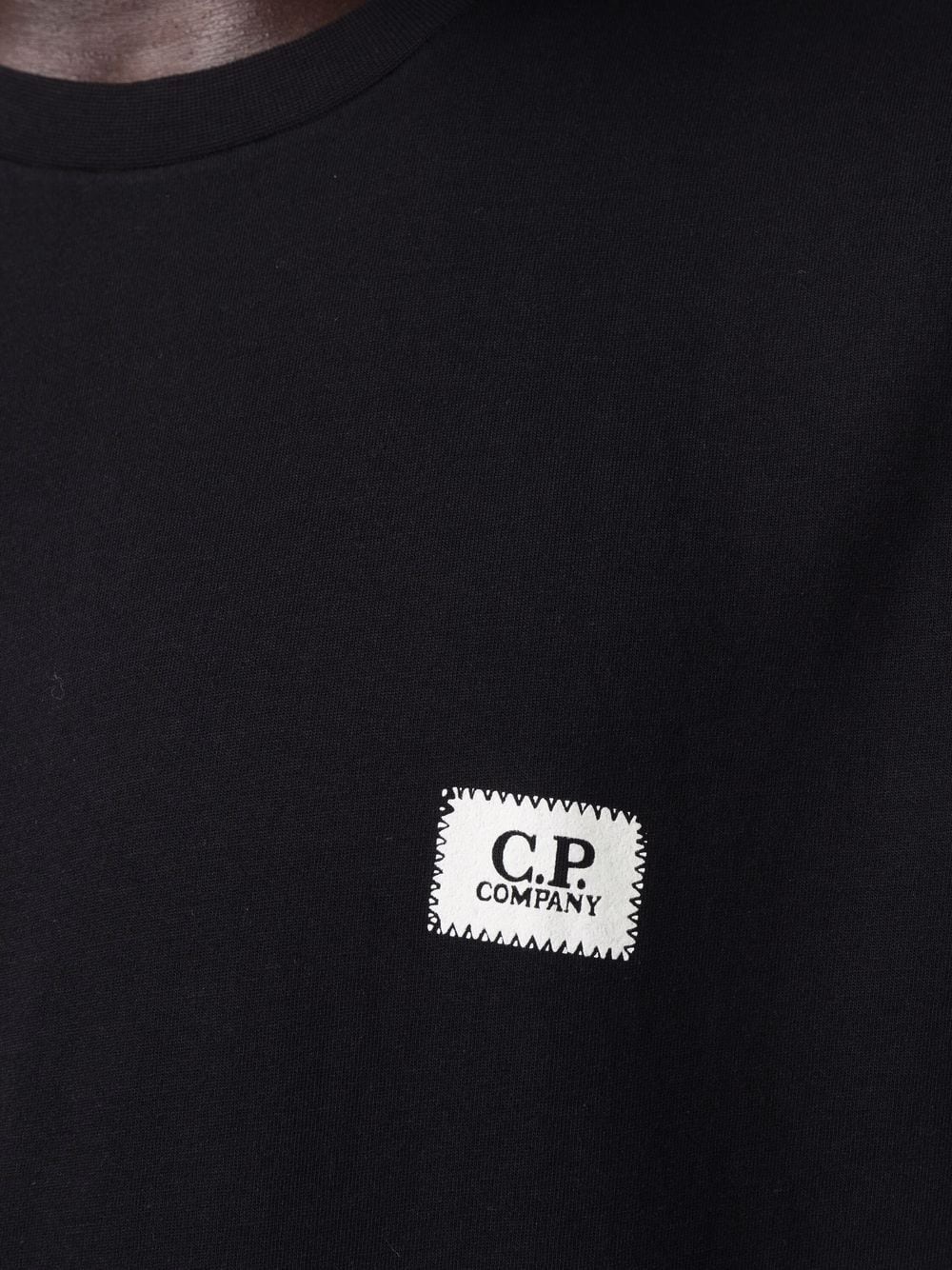 logo-patch cotton T-shirt - 5