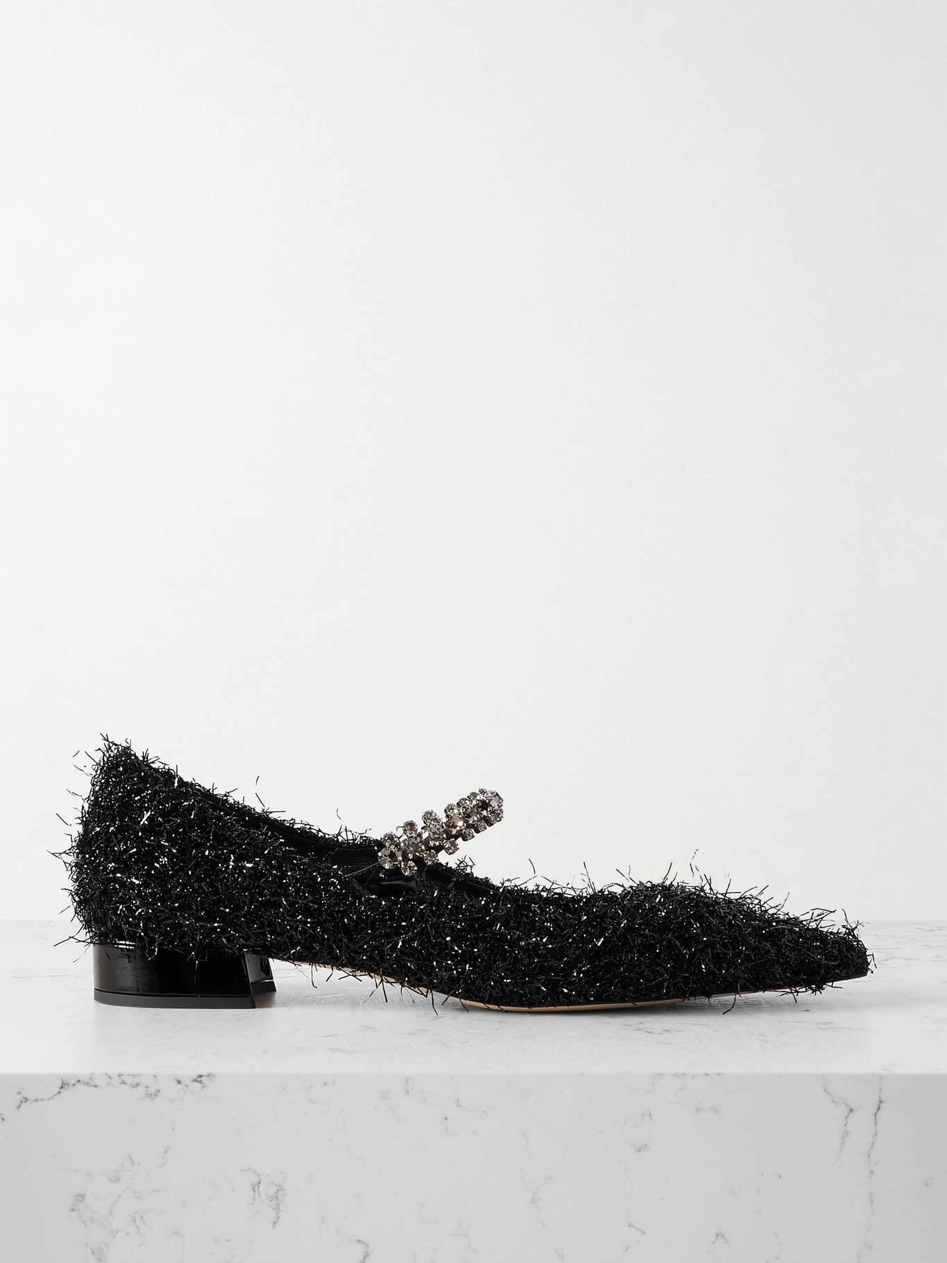 ゴージャス★Jimmy Choo BING スエード クリスタル装飾 BLACK Jimmy Choo 105mm Bing Sandals | Black | FARFETCH