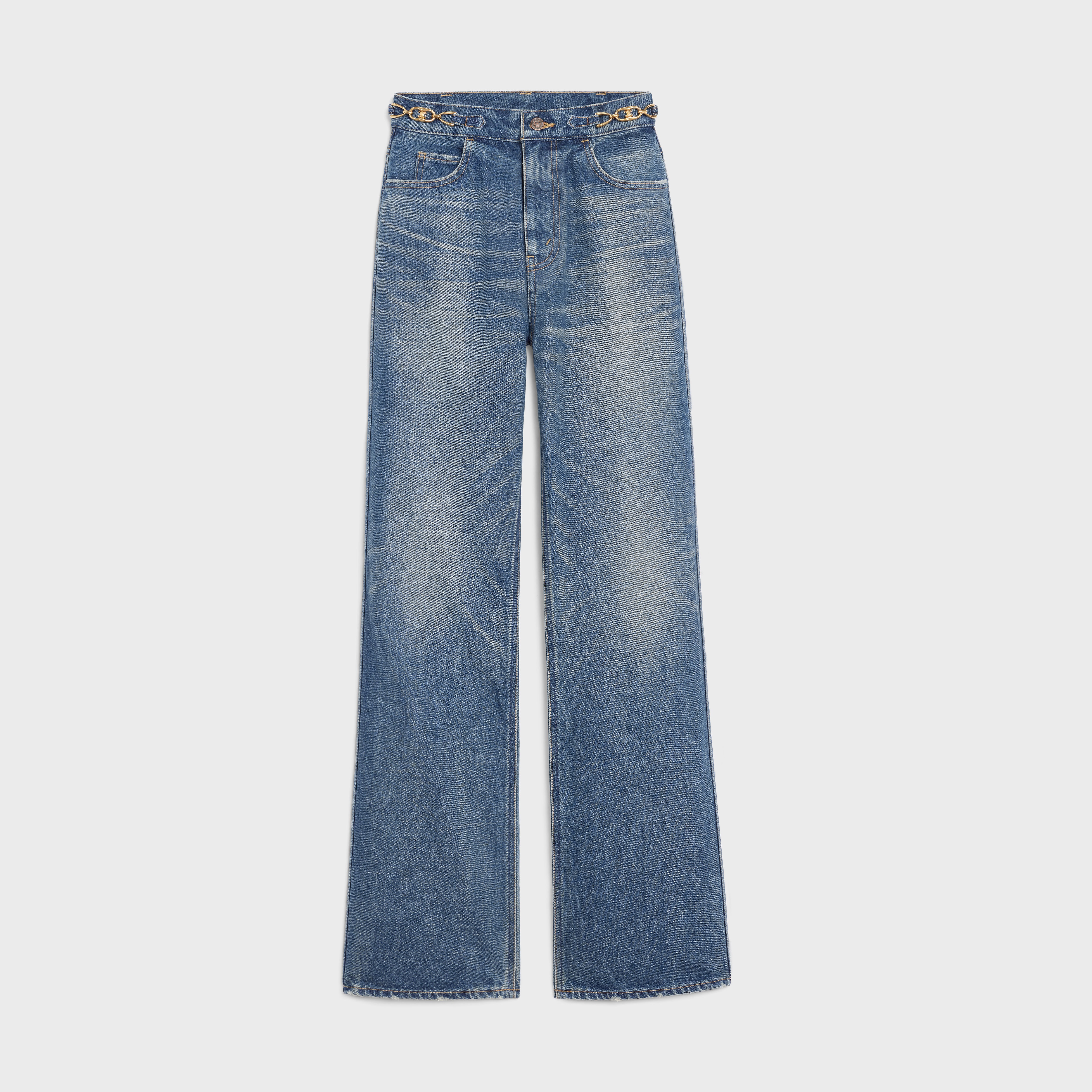 JANE FLARED JEANS IN DARK UNION WASH DENIM - 1