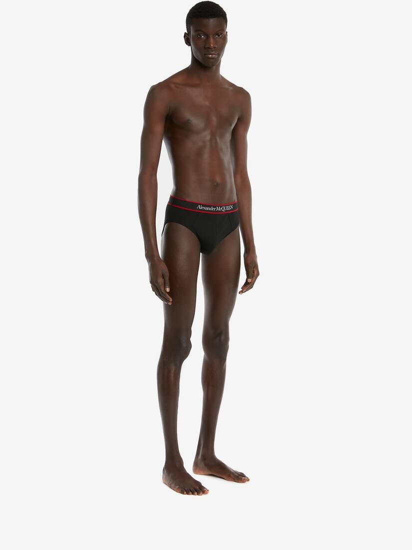 Selvedge Slip in Black - 3