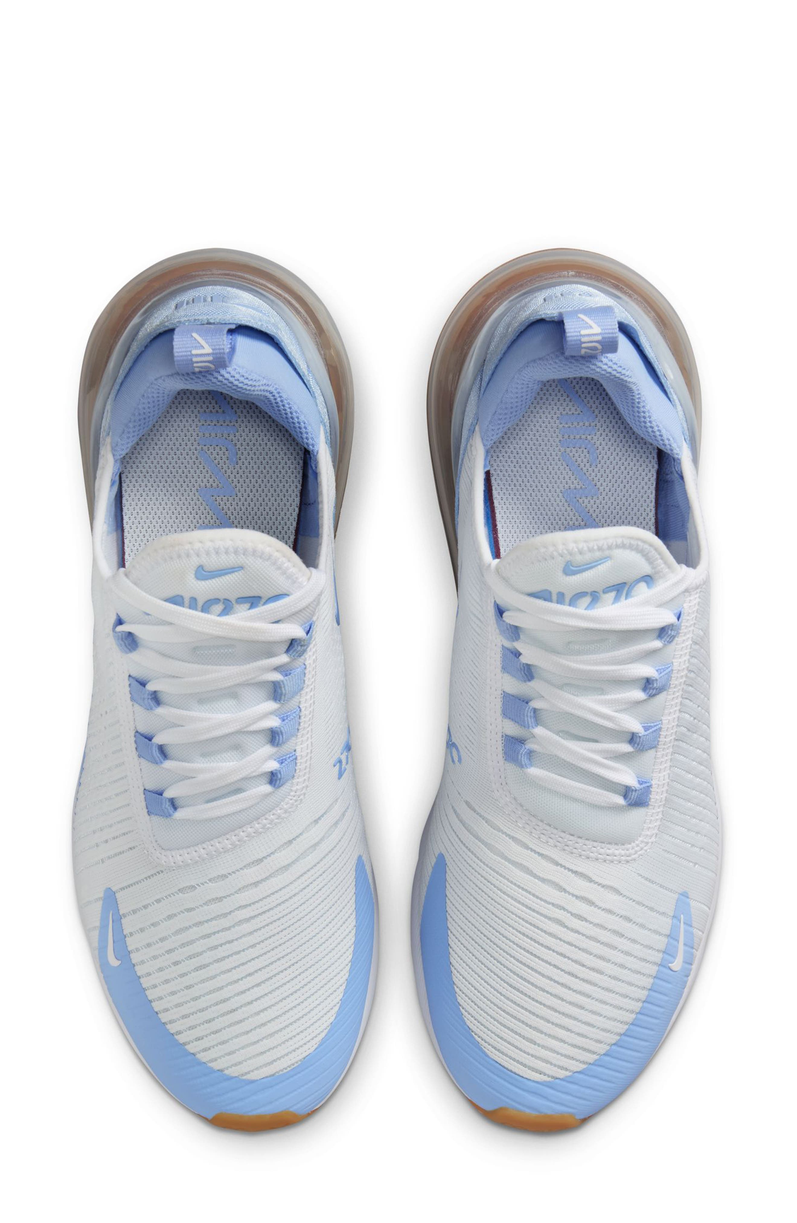 Nike Air Max 270 Sneaker in White/Blue Tint/Brown at Nordstrom - 3