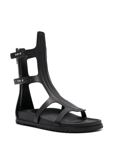 Rick Owens studded cage sandals outlook