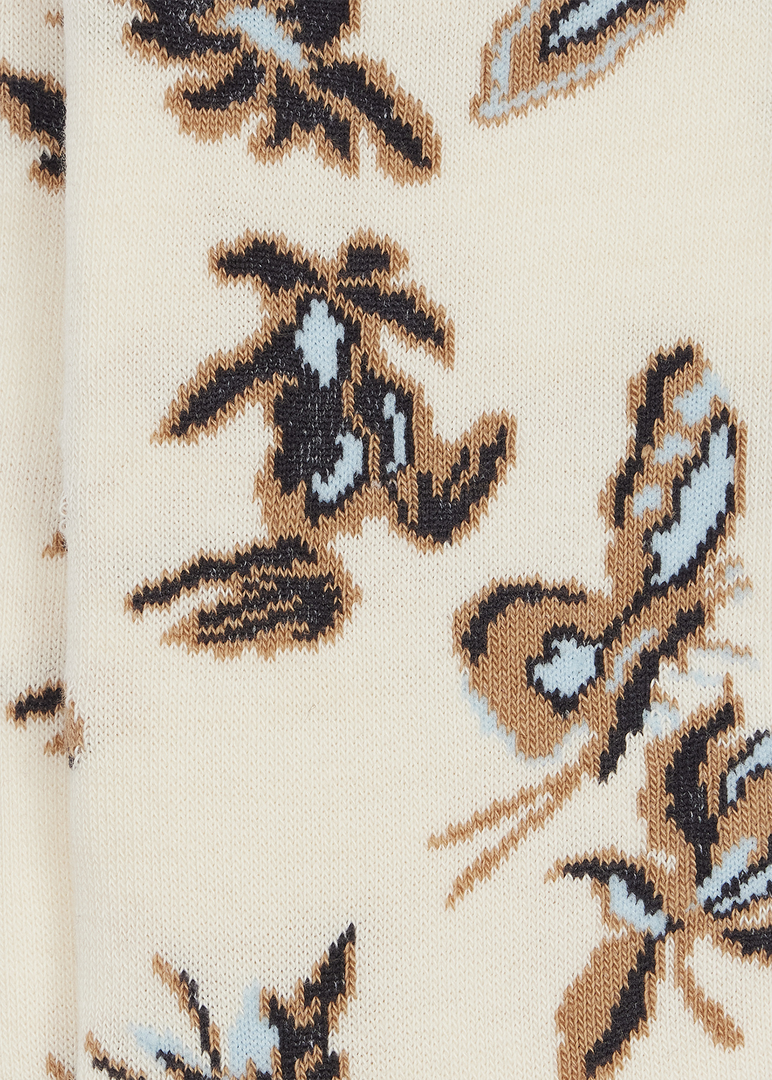 Cream Cotton-Blend 'Bohemia' Socks - 3