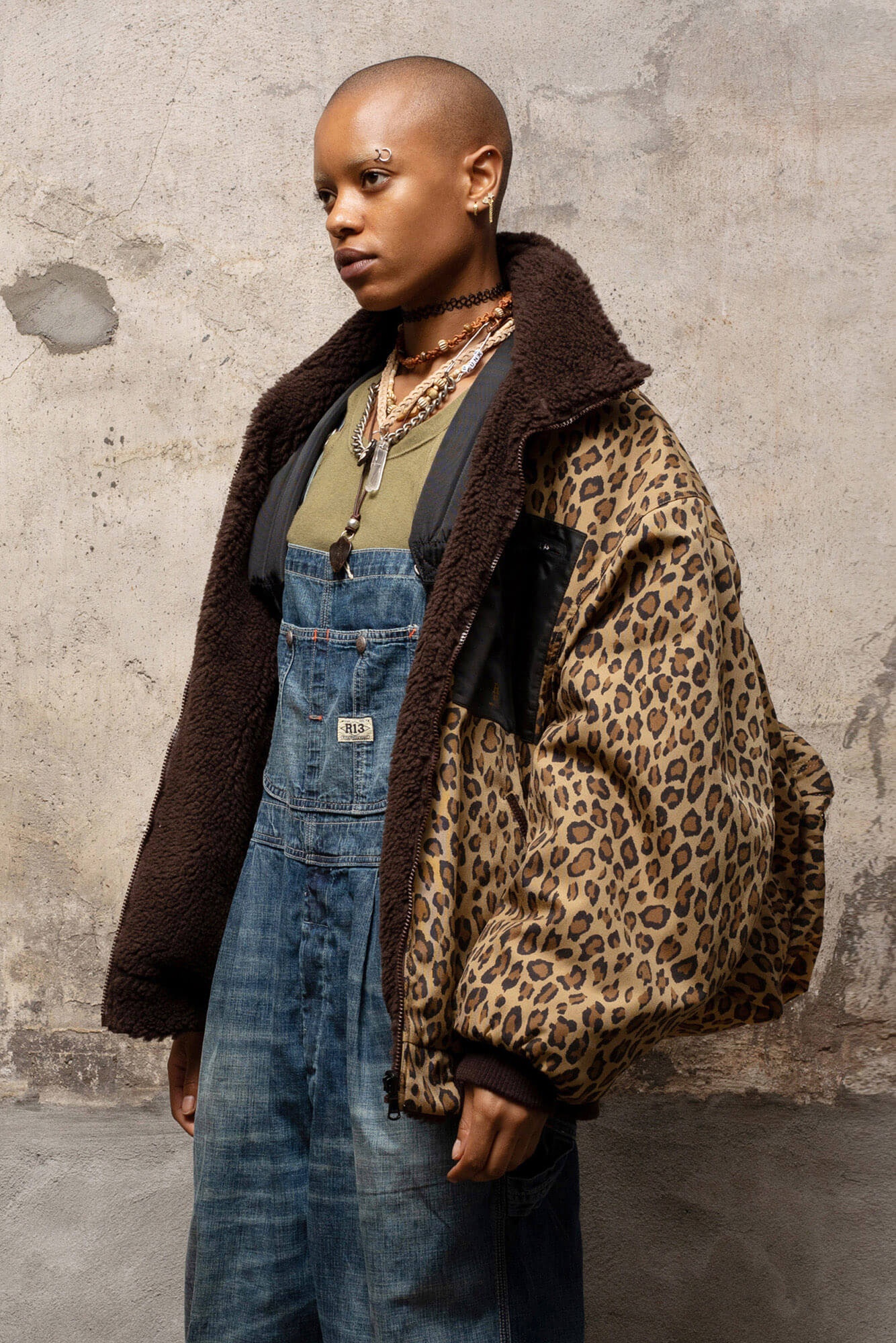 BACKZIP WINDBREAKER - PRINTED LEOPARD - 2