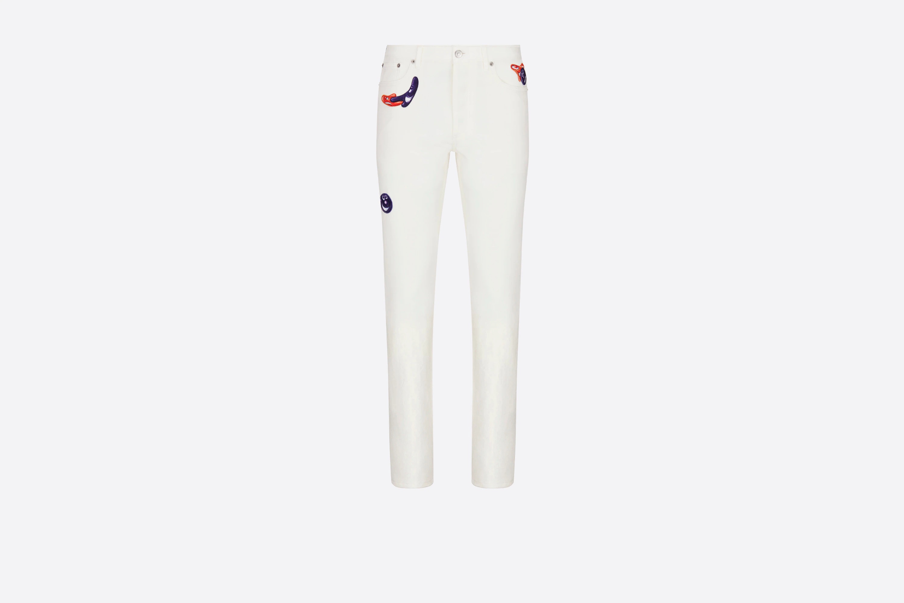 DIOR AND KENNY SCHARF Slim-Fit Jeans - 1