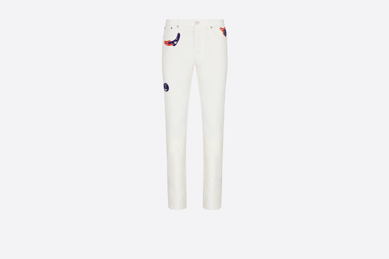 DIOR AND KENNY SCHARF Slim-Fit Jeans 1