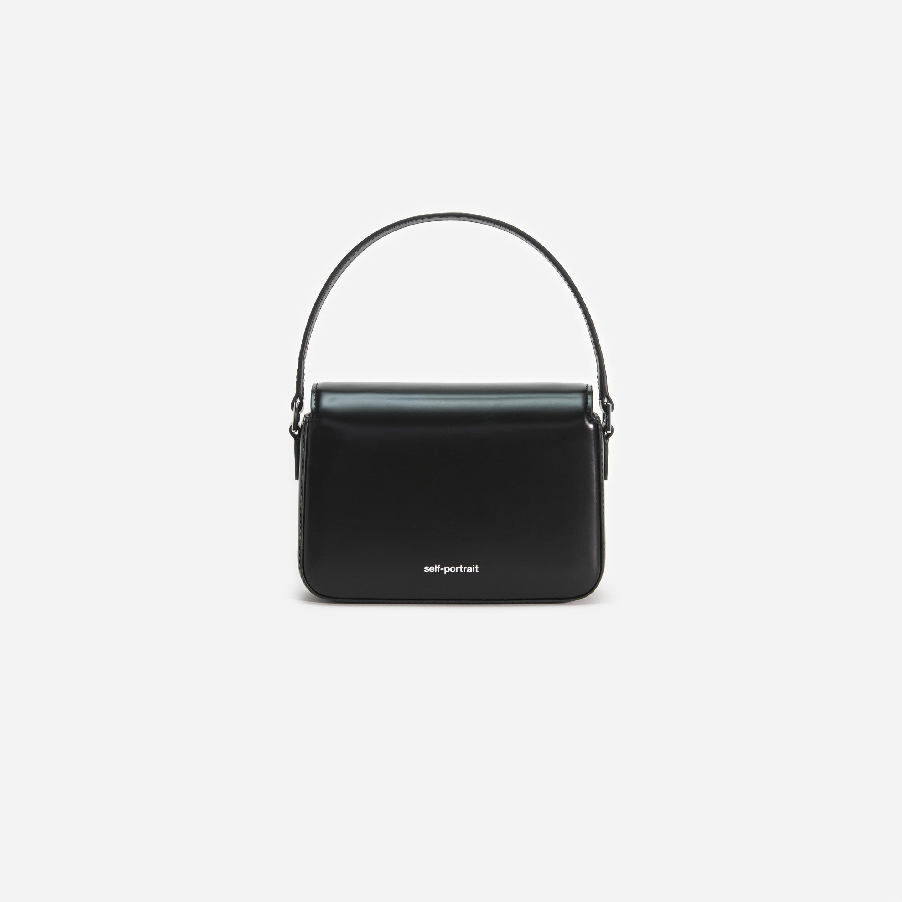 Black Leather Micro Bag - 3