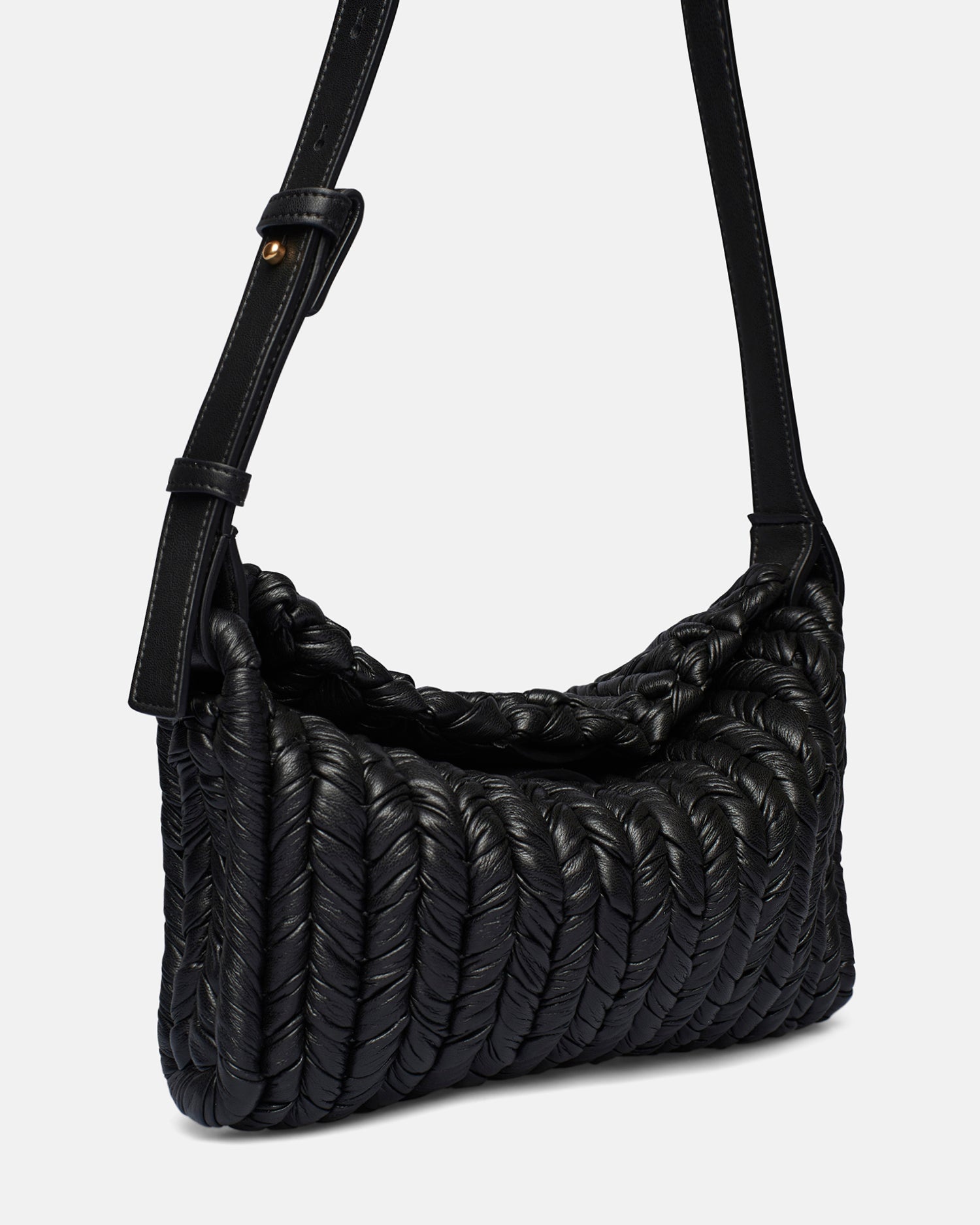 THE BUSKET BAGUETTE - Knit baguette bag - Black - 3