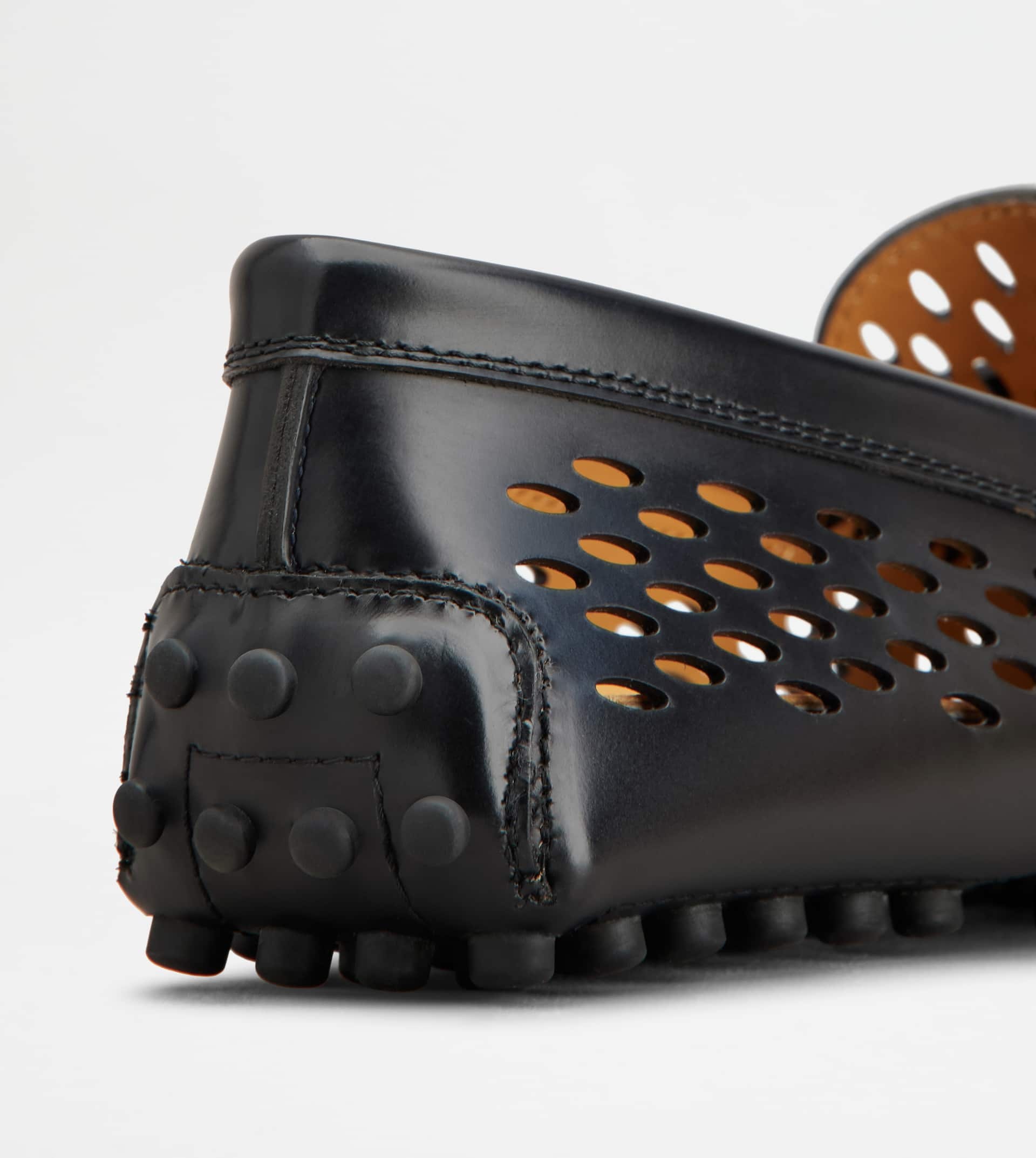 GOMMINO DRIVING SHOES IN LEATHER - BLACK - 6