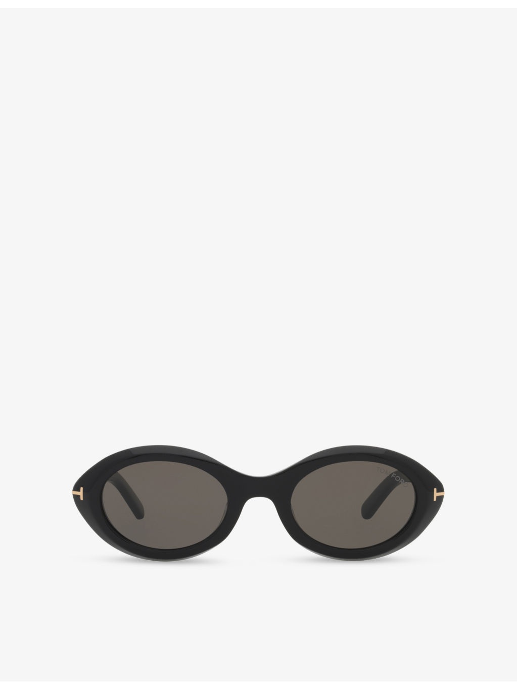 FT1186 Troy Oval-Frame Acetate Sunglasses - 1