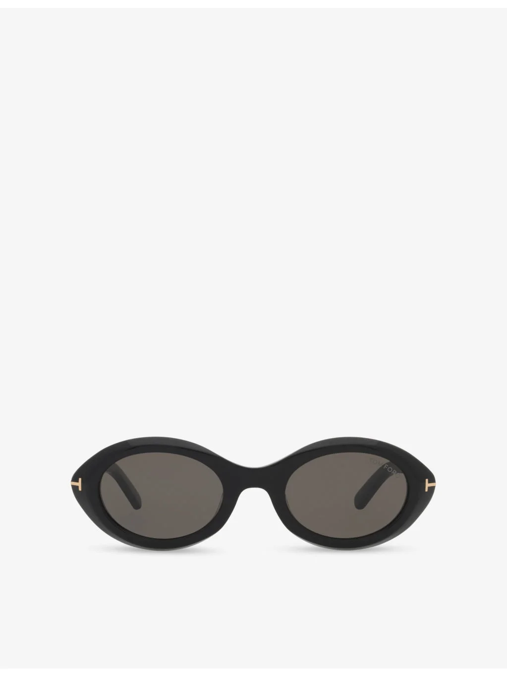 FT1186 Troy Oval-Frame Acetate Sunglasses - 1