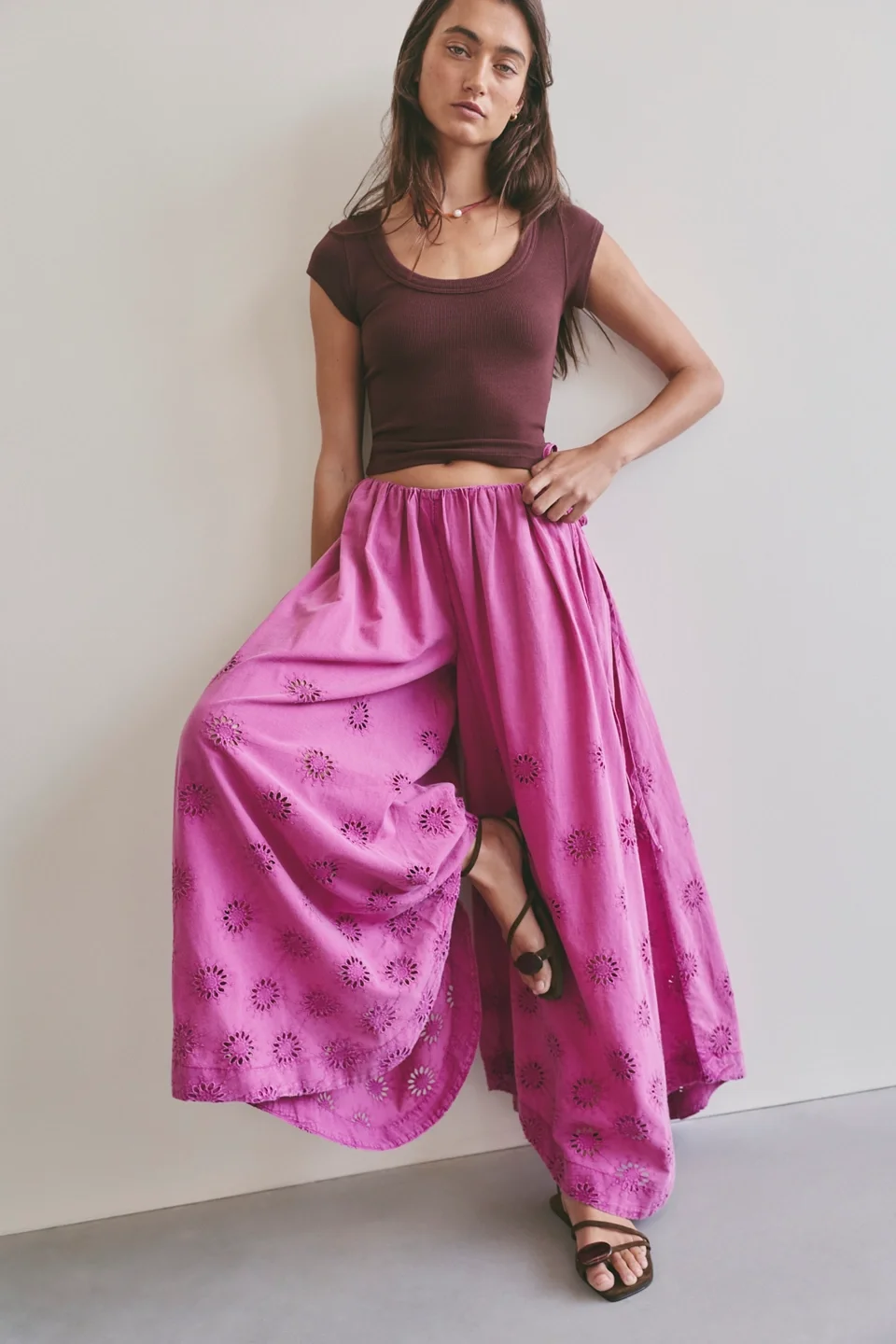 Sweet Serenade Pull-On Wide-Leg Pants - 1
